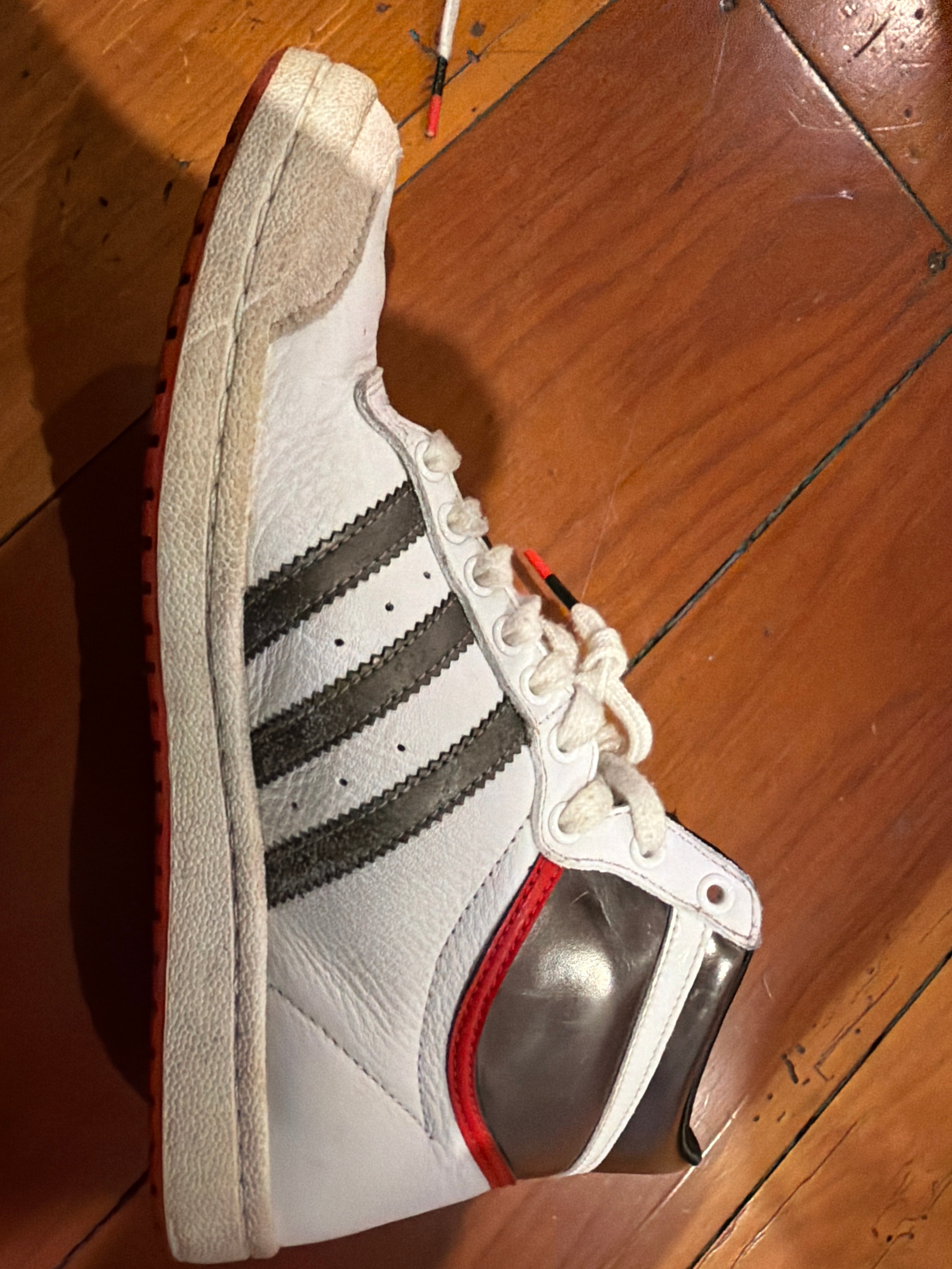 Adidas Originals White High-Top Sneakers – Size US 6