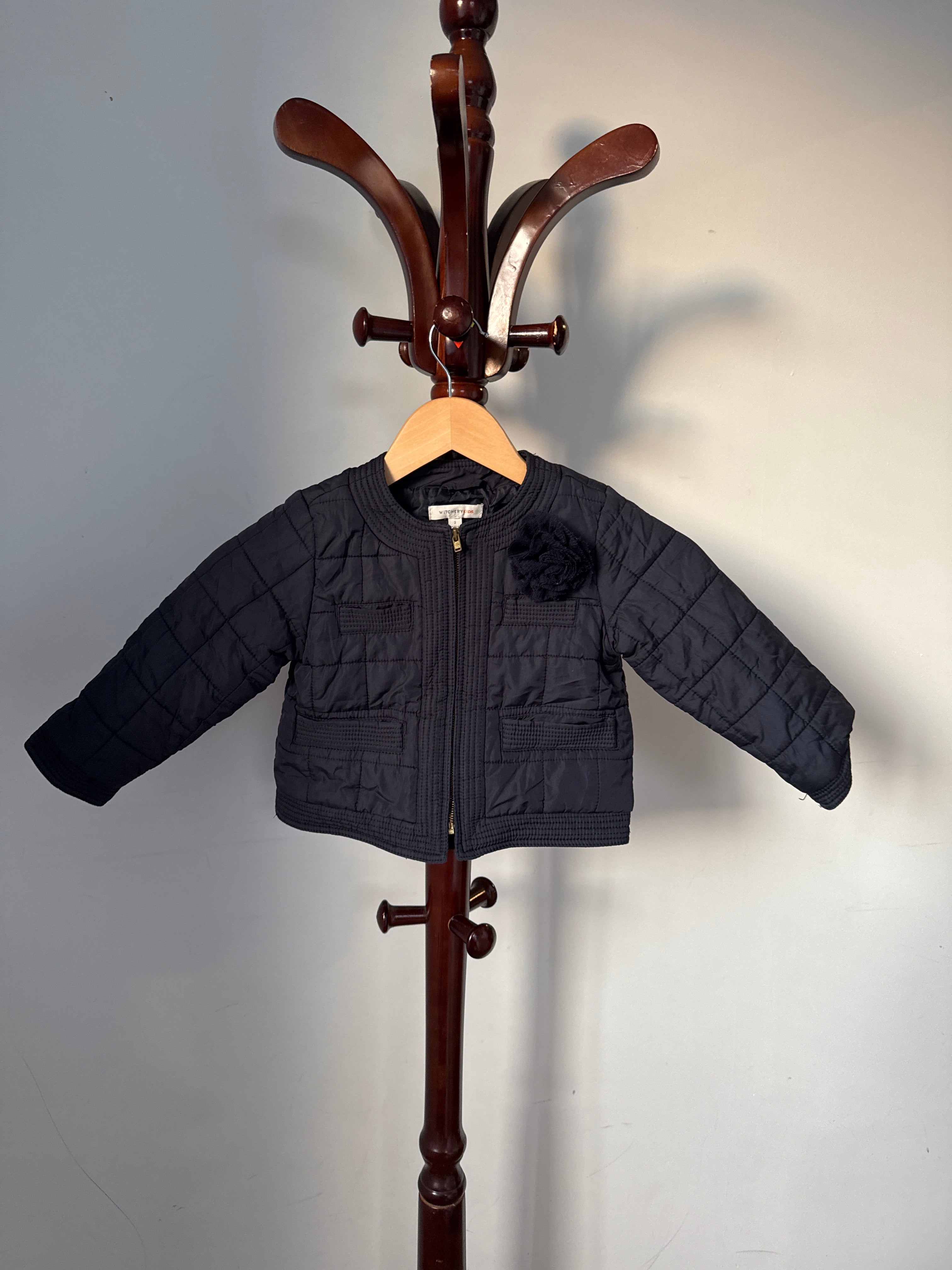 Witchery Kids Dark Gray Quilted Puffer Jacket / Coat