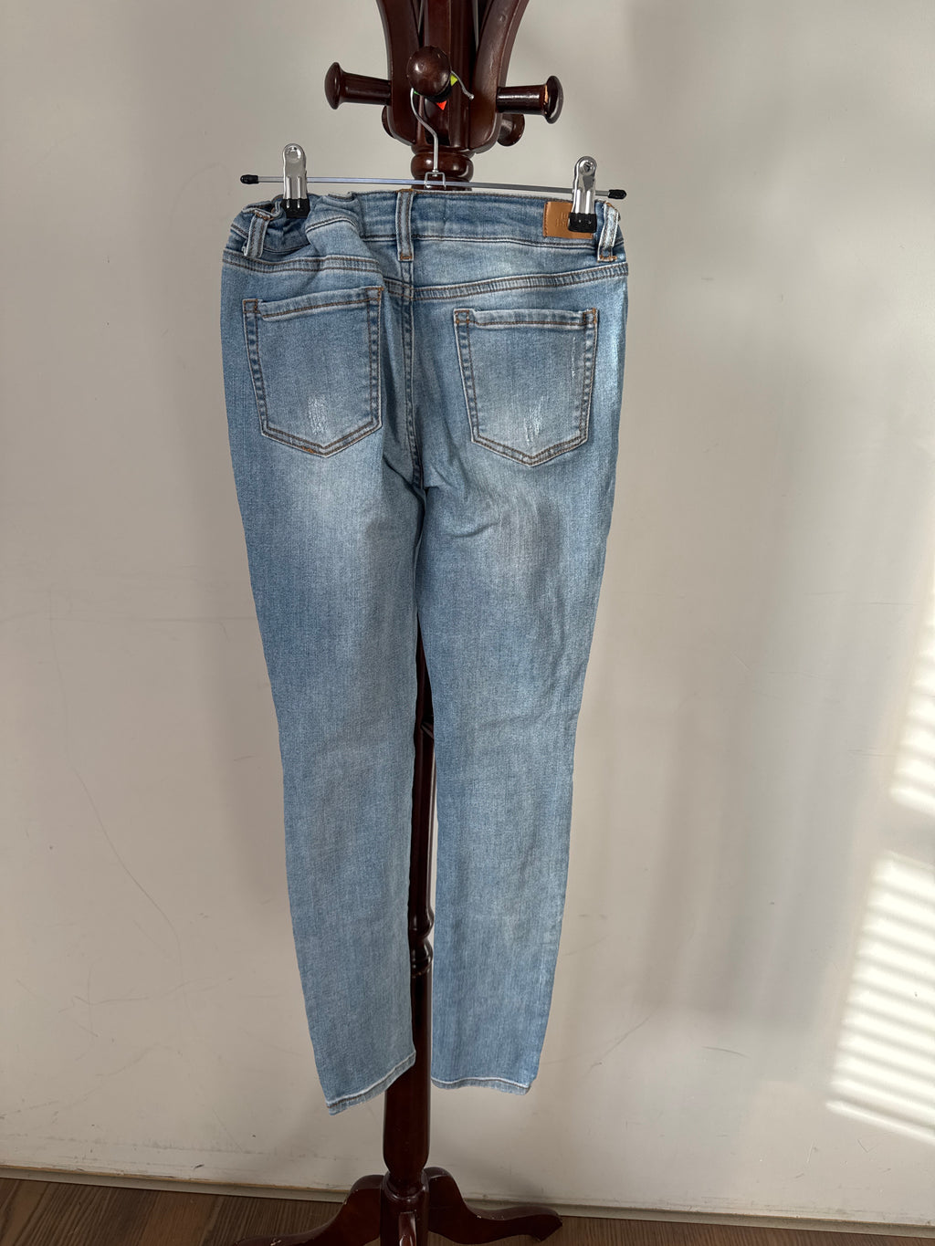 Just Jeans Girls Light Wash Ripped Denim Jeans