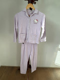 Hello kitty Girls Lavender Button-Up Pajama Set