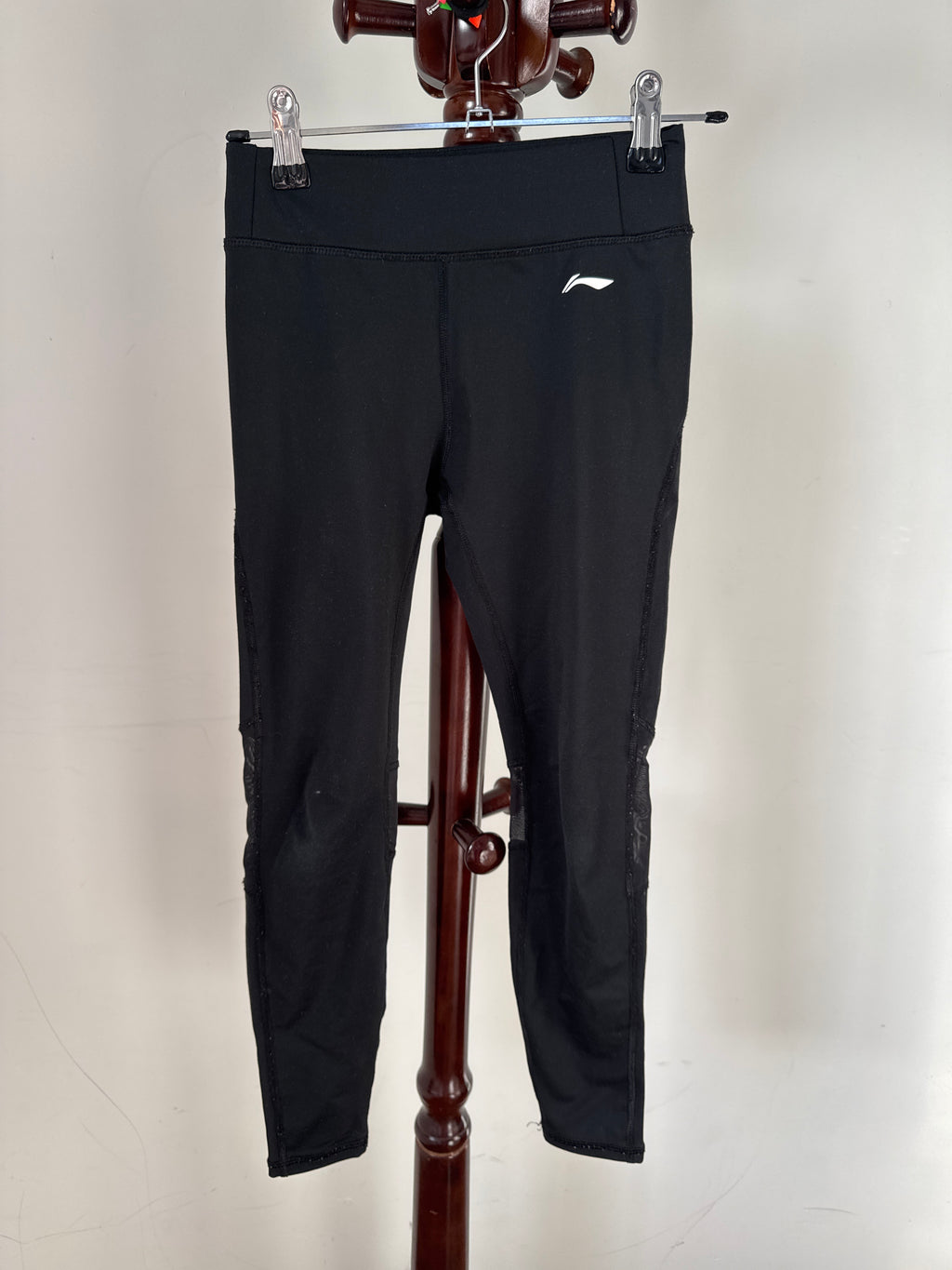 Li-Ning Kids Black Athletic Track Pants Trousers