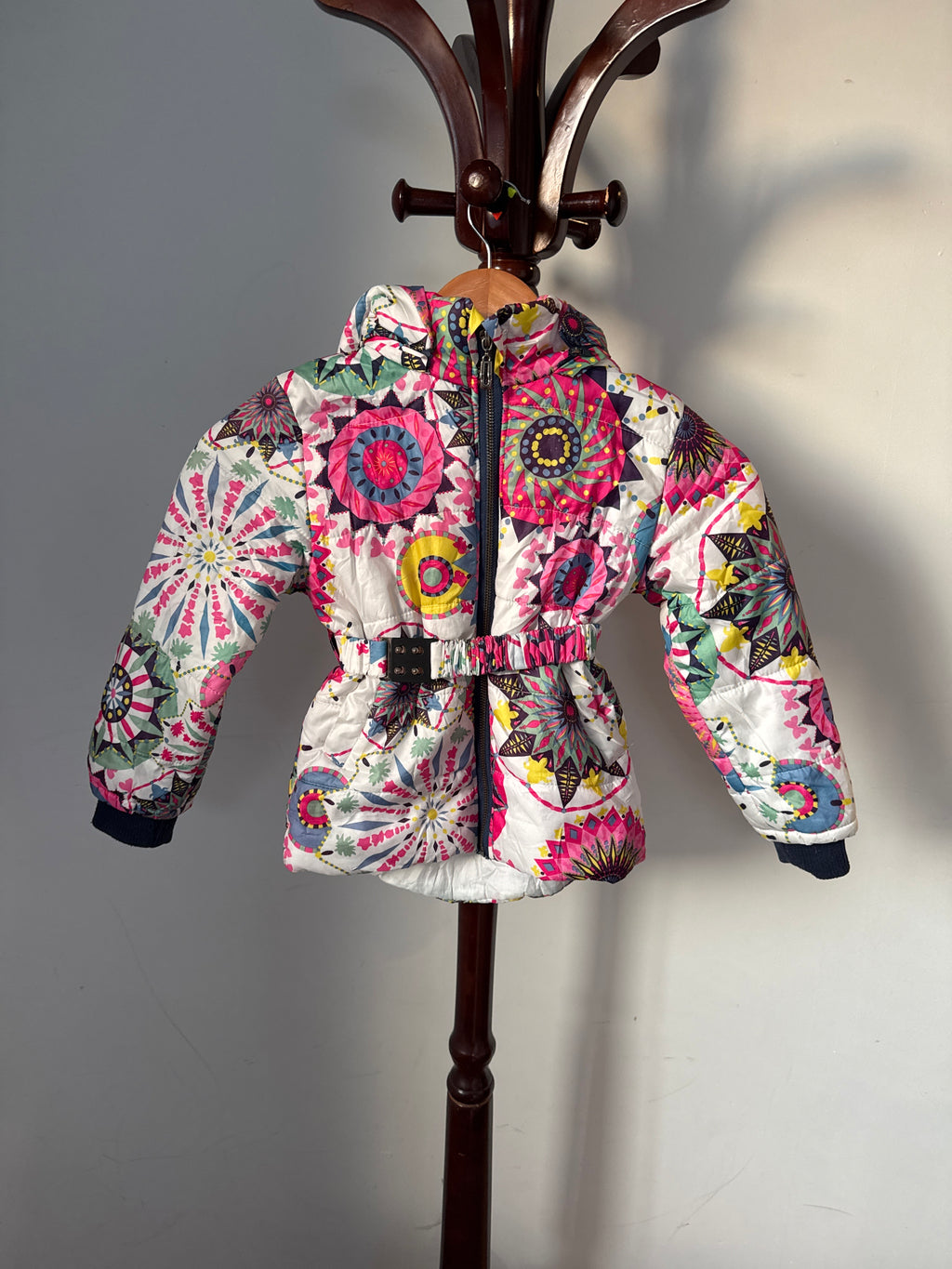 Kids Multi-Color Patterned Puffer jacket