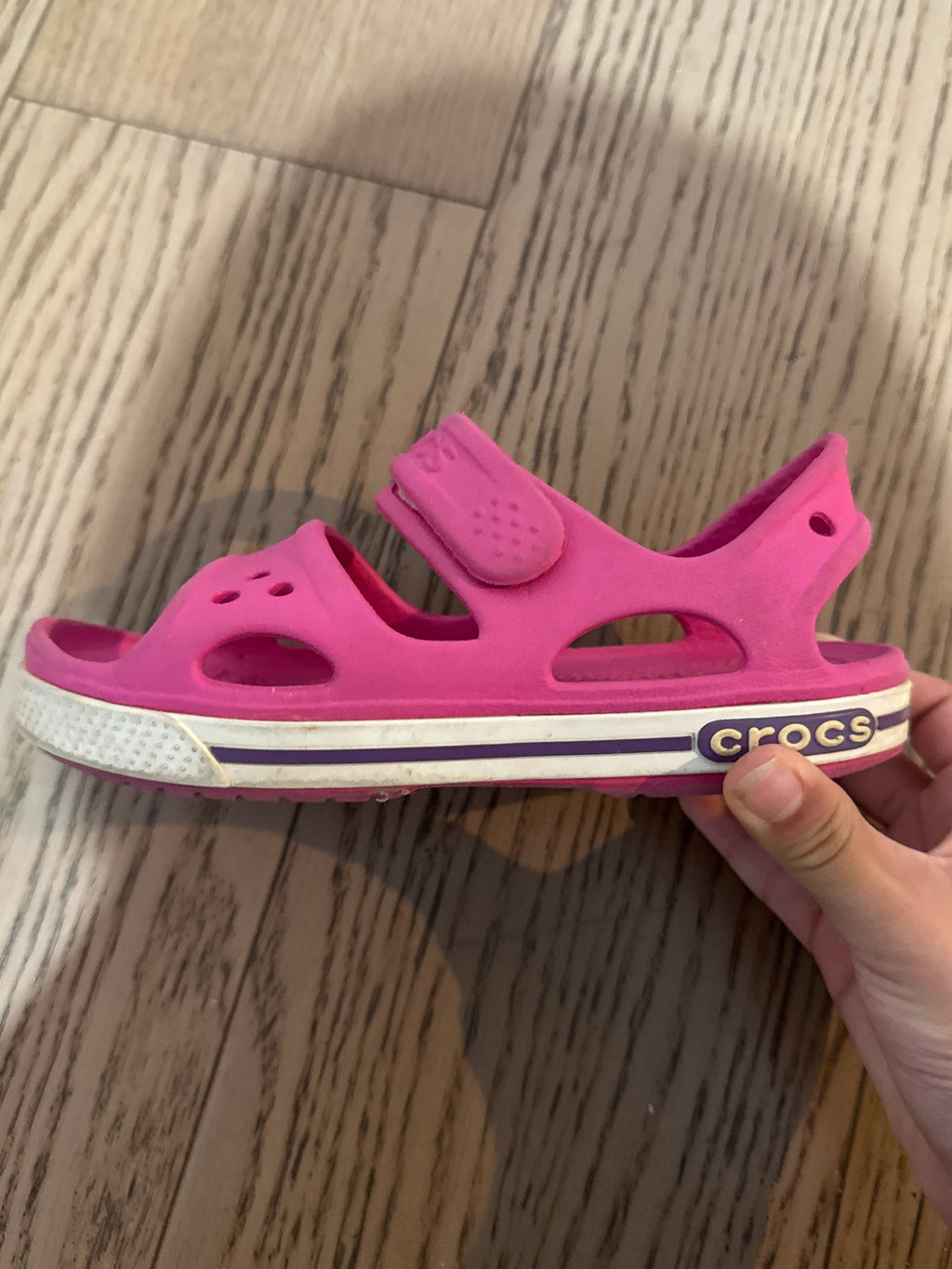 Crocs Kids’ Pink Slingback Sandals – Size C12