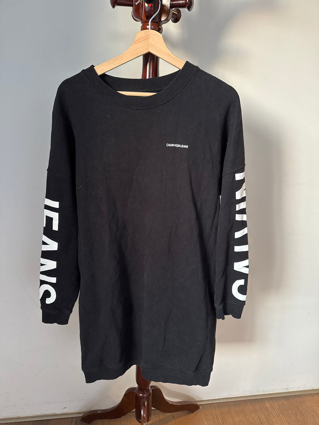 Calvin Klein Kids Black Long Sleeve Graphic Logo T-Shirt