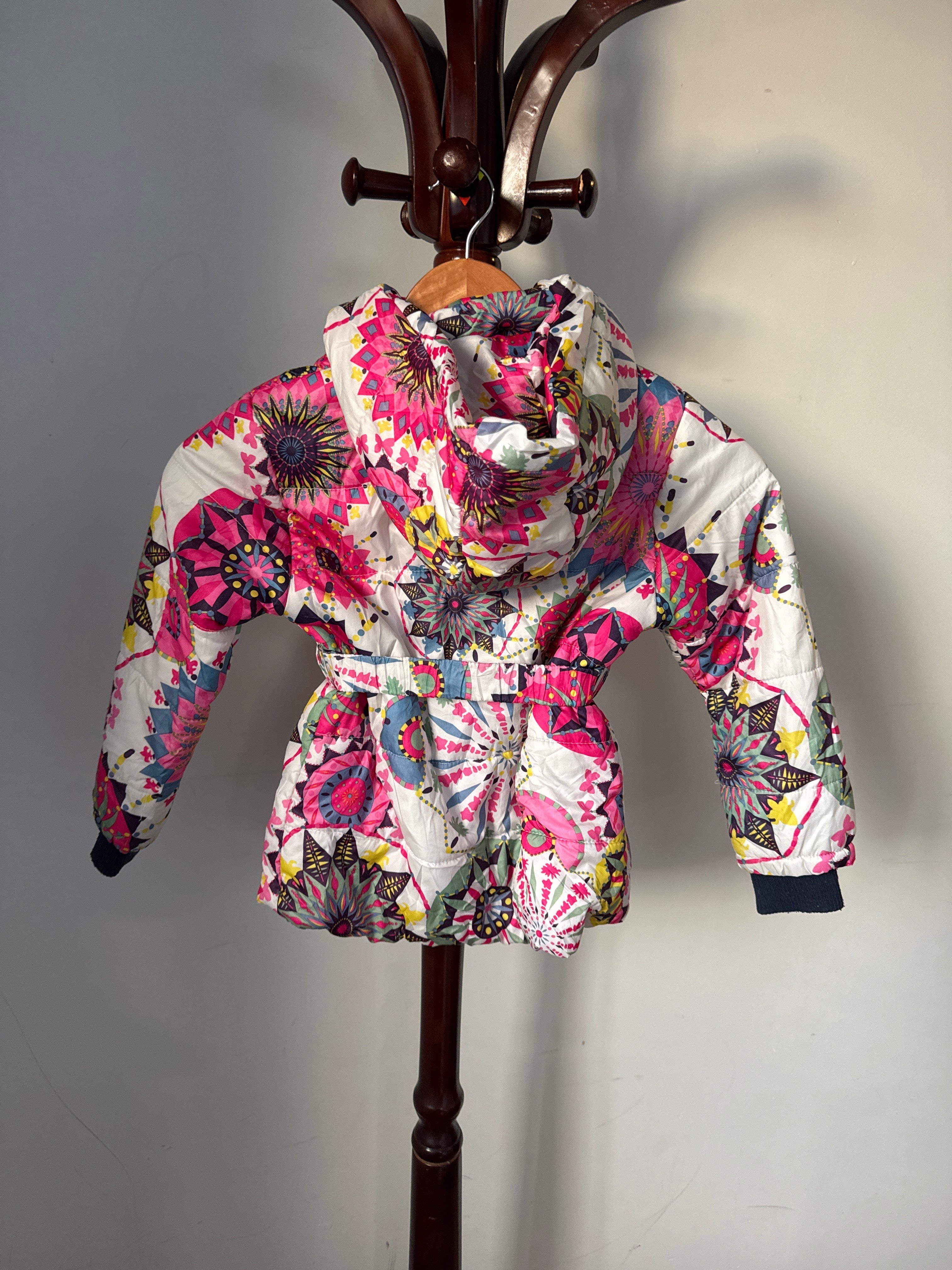 Kids Multi-Color Patterned Puffer jacket