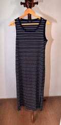 Mac navy striped dress