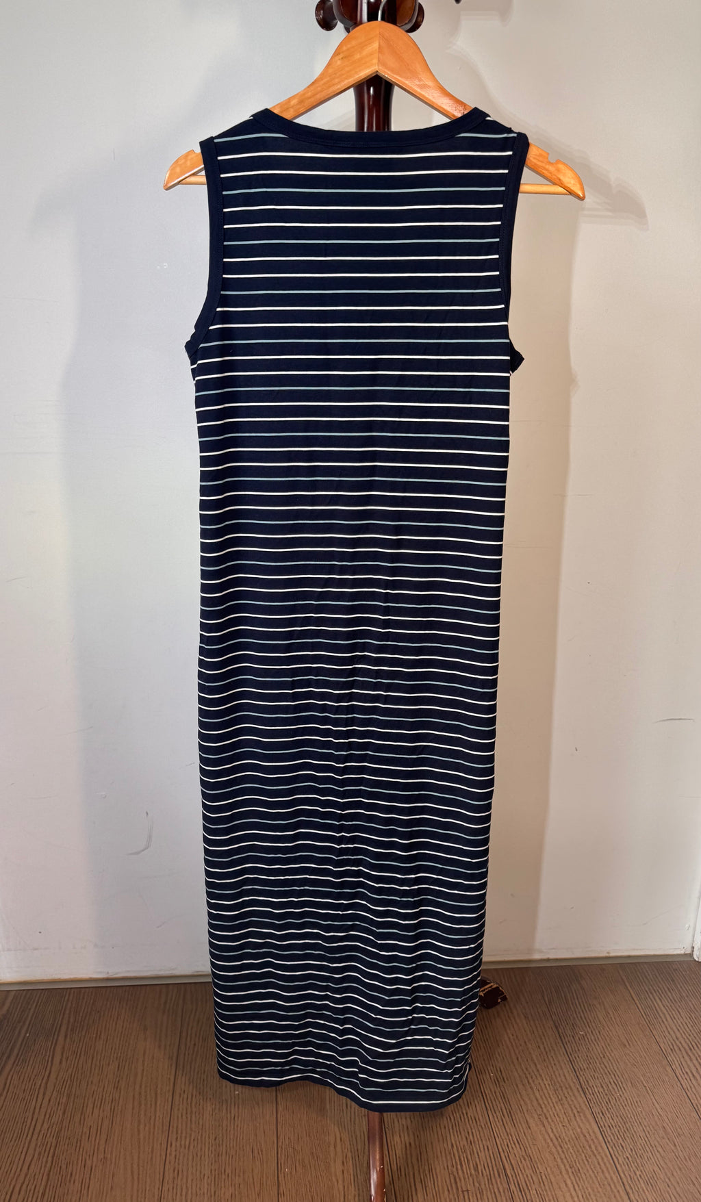 Mac navy striped dress