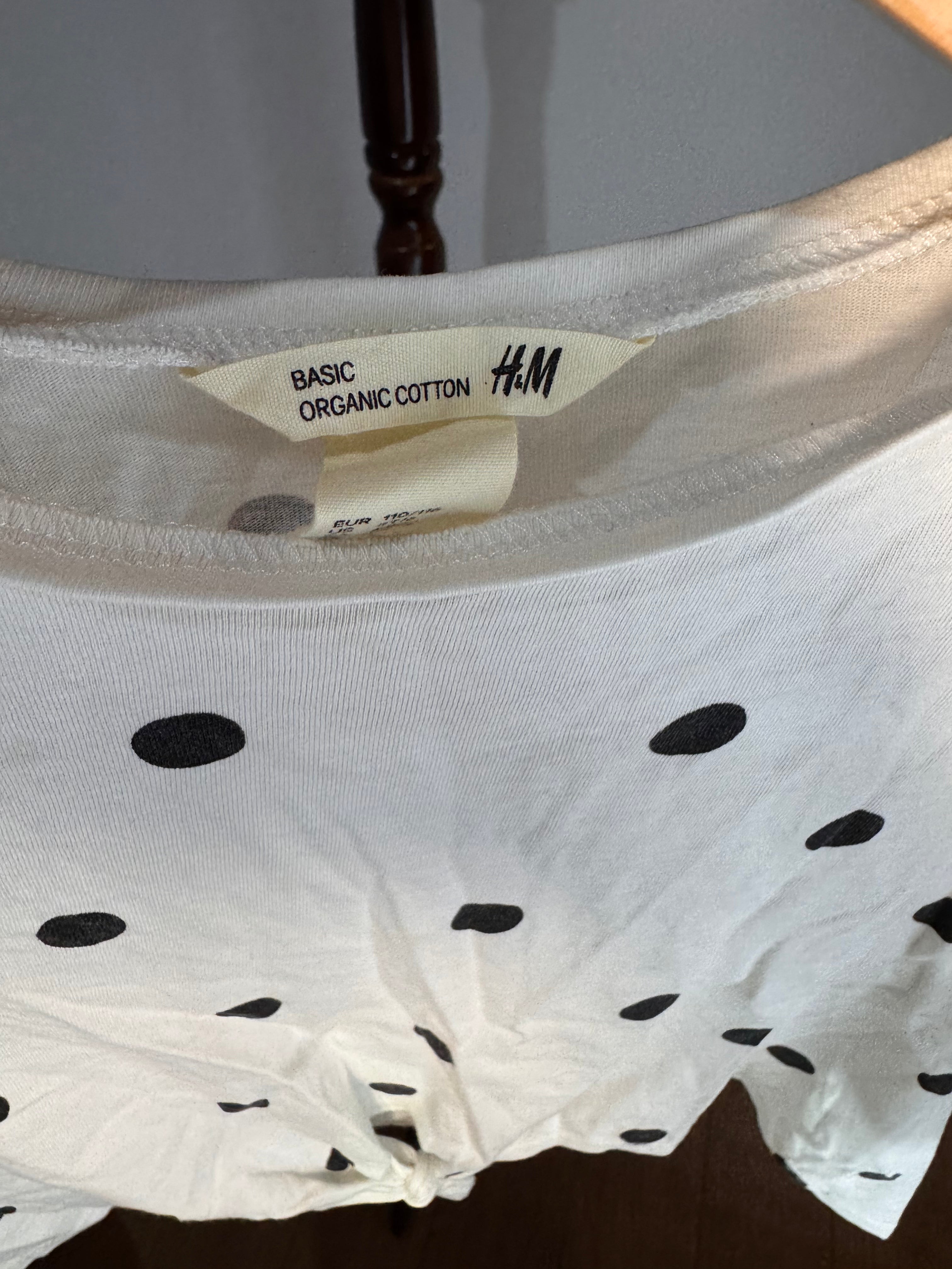 H&M polkadot T-shirt ￼