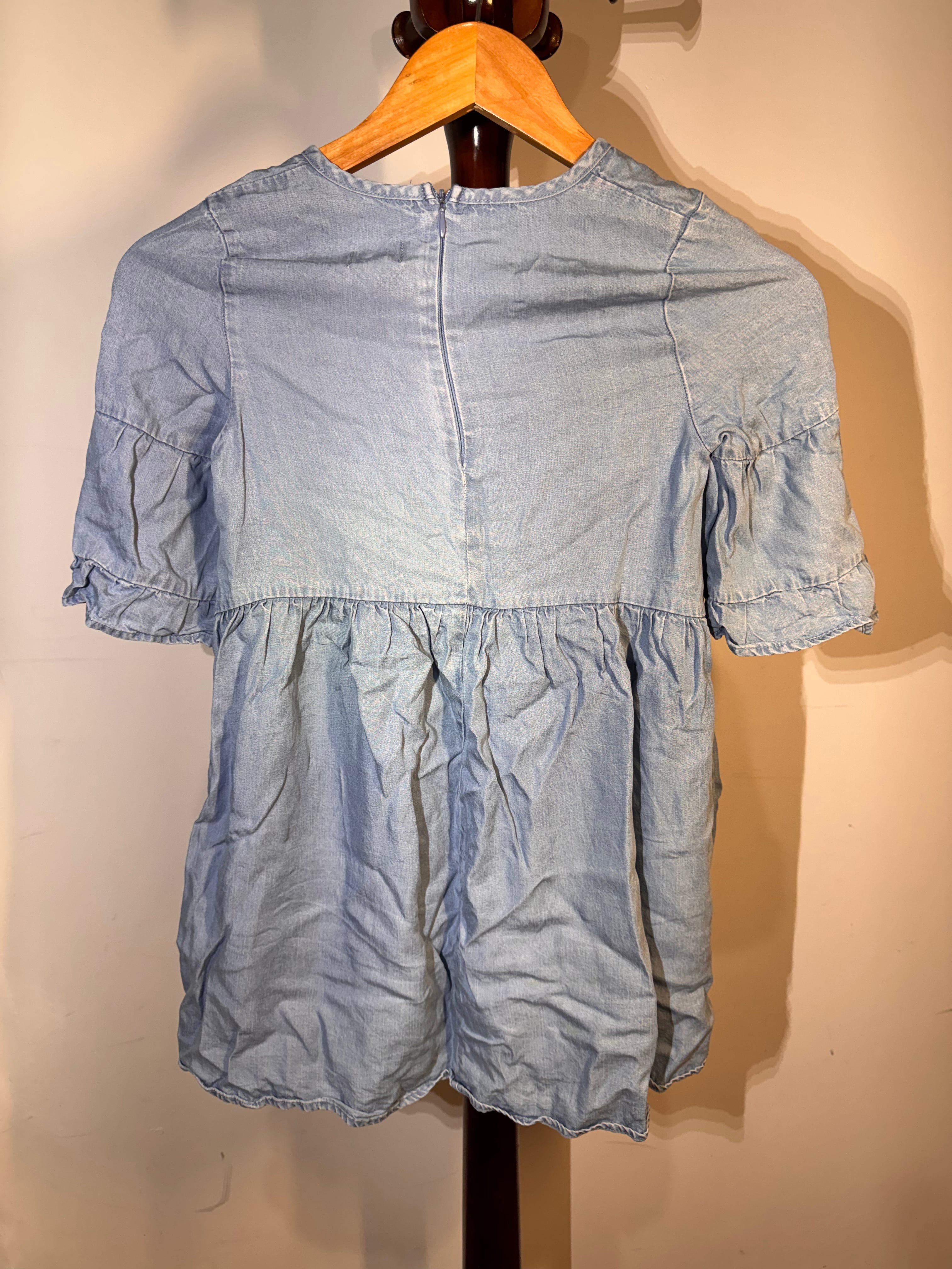 Seed denim coloured dress