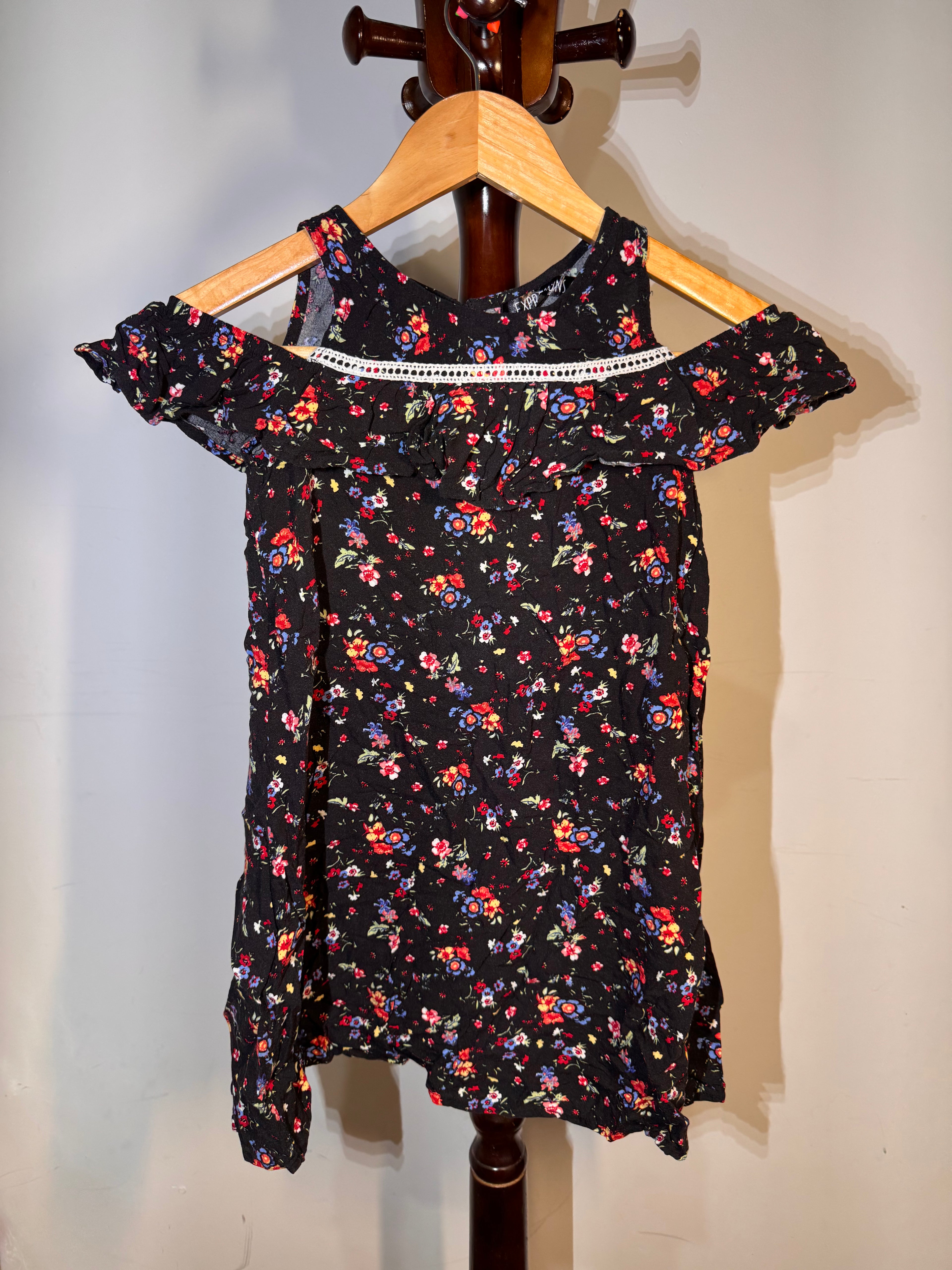 Expressions black with flower dress ￼
