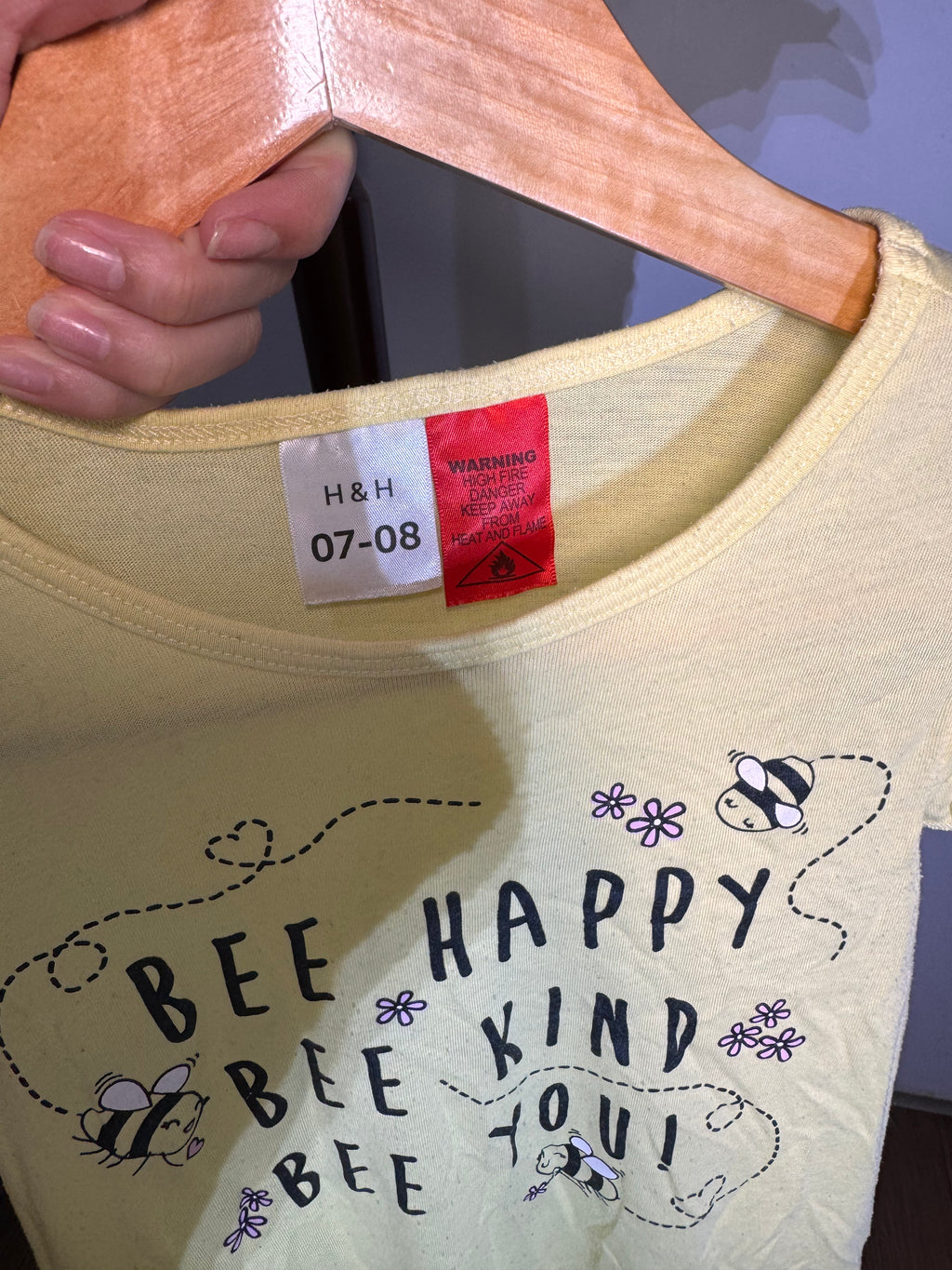 H&H yellow bee pyjama dress ￼