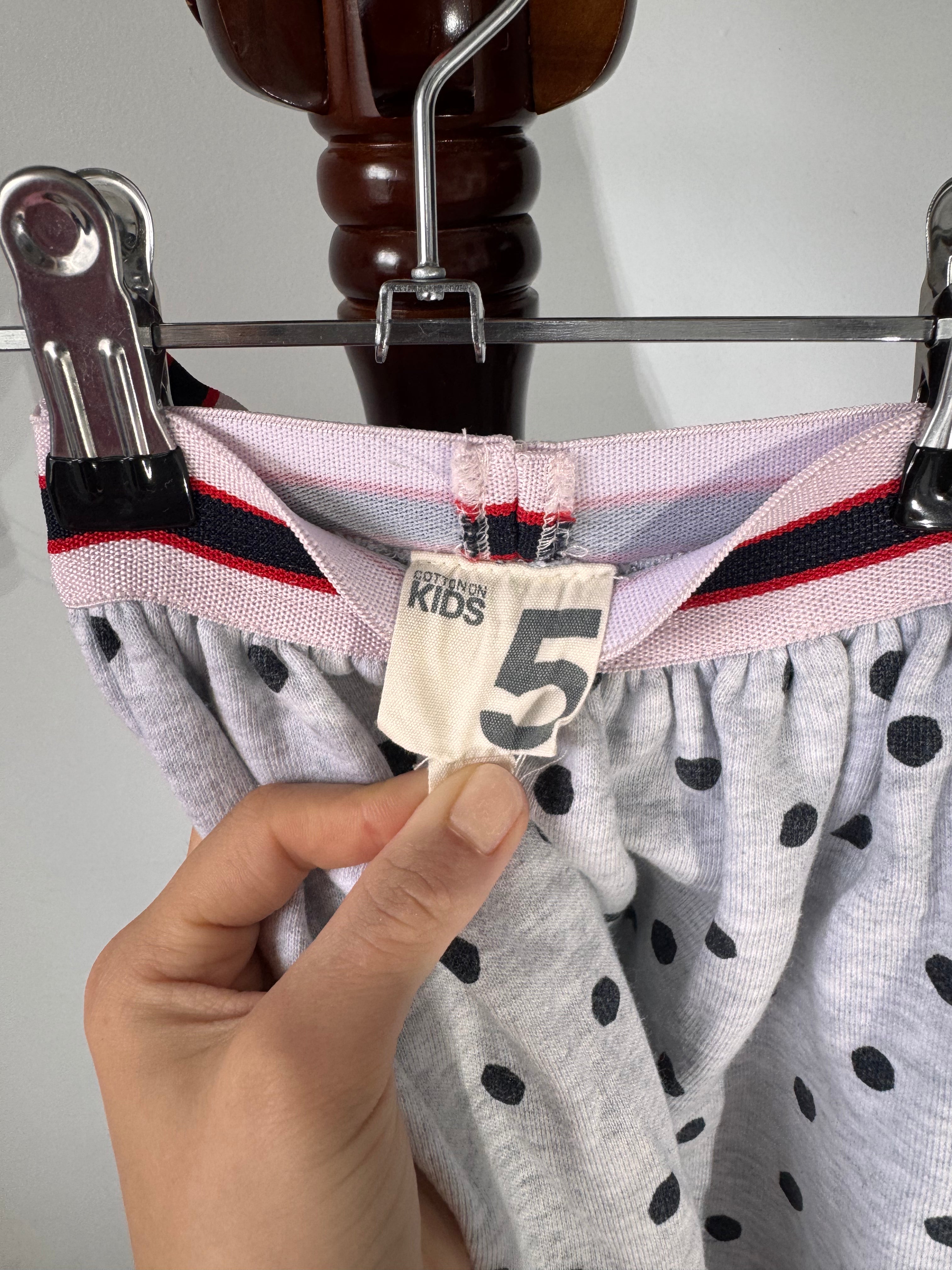 Cotton on polkadot skirt ￼