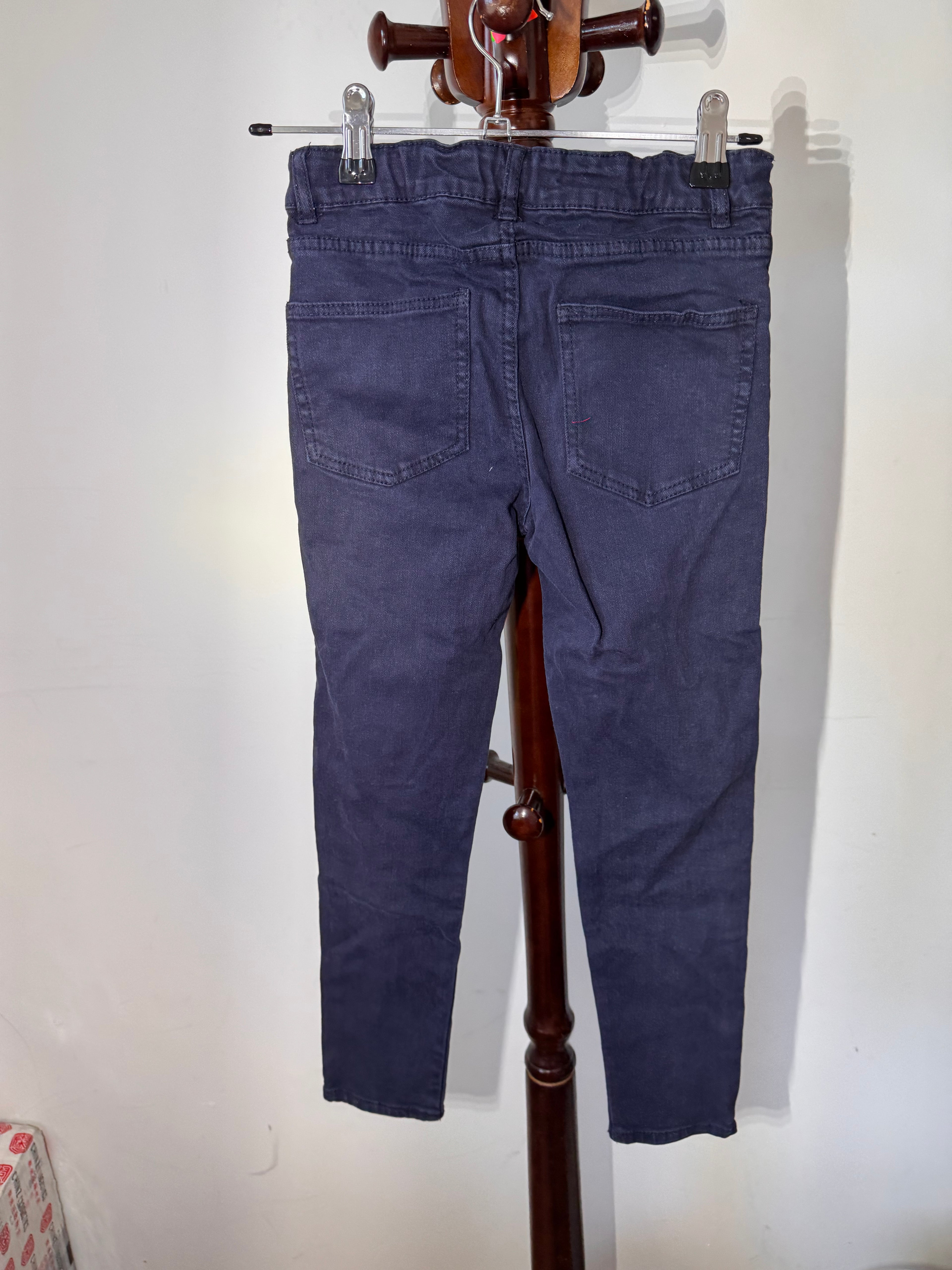 Zara navy denim jeans