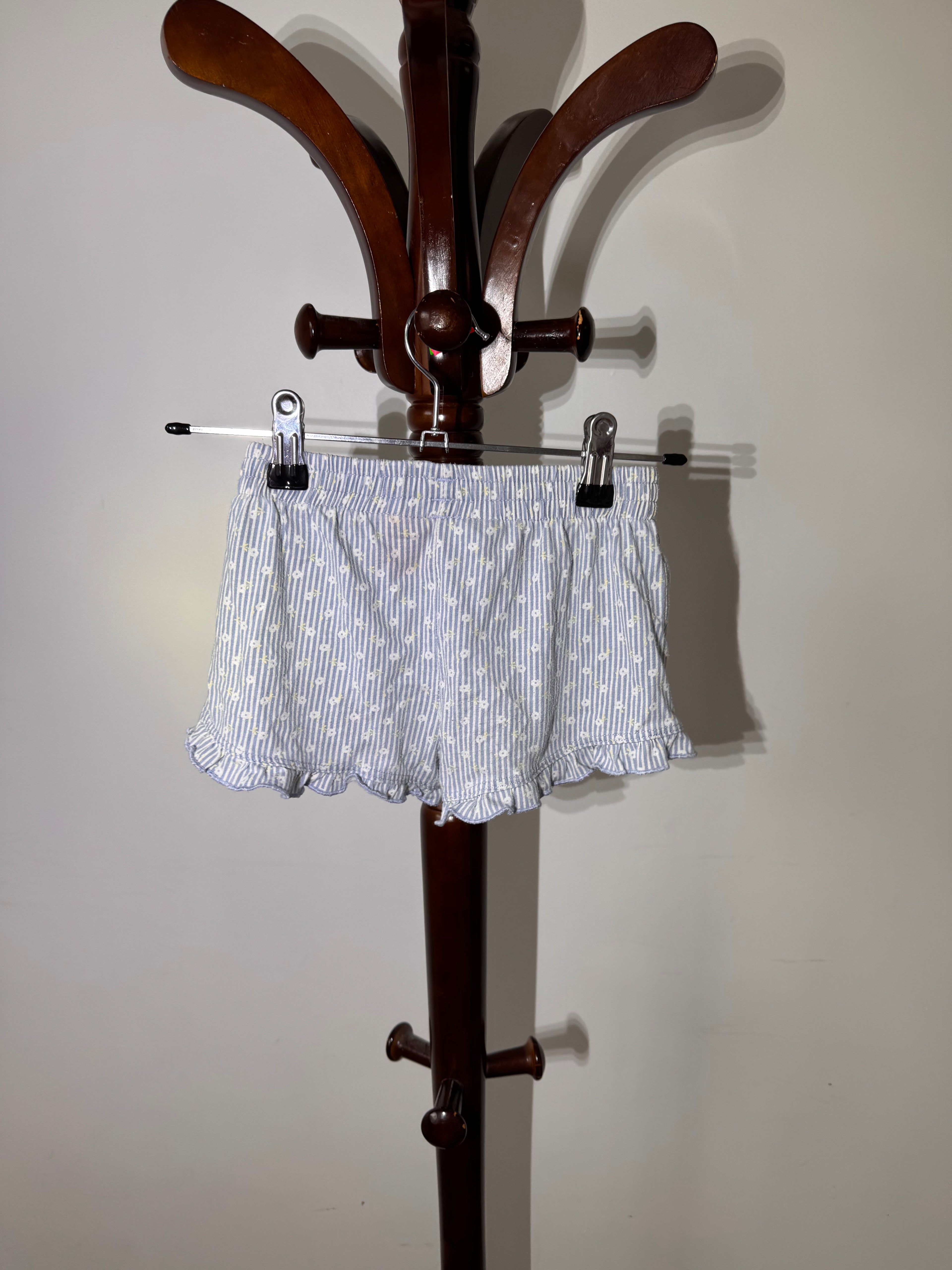H&H blue flower pj shorts