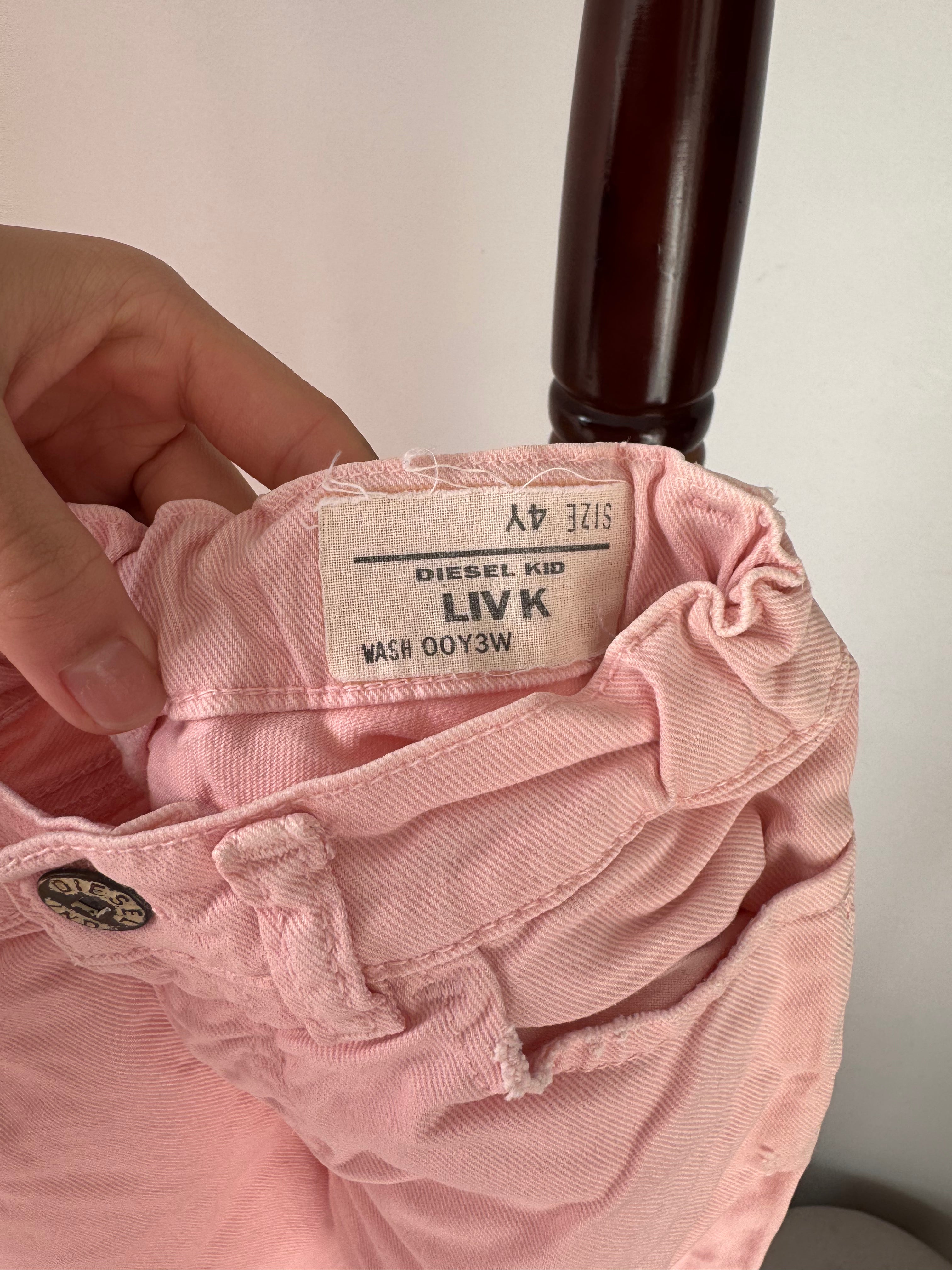 Diesel pink jeans￼