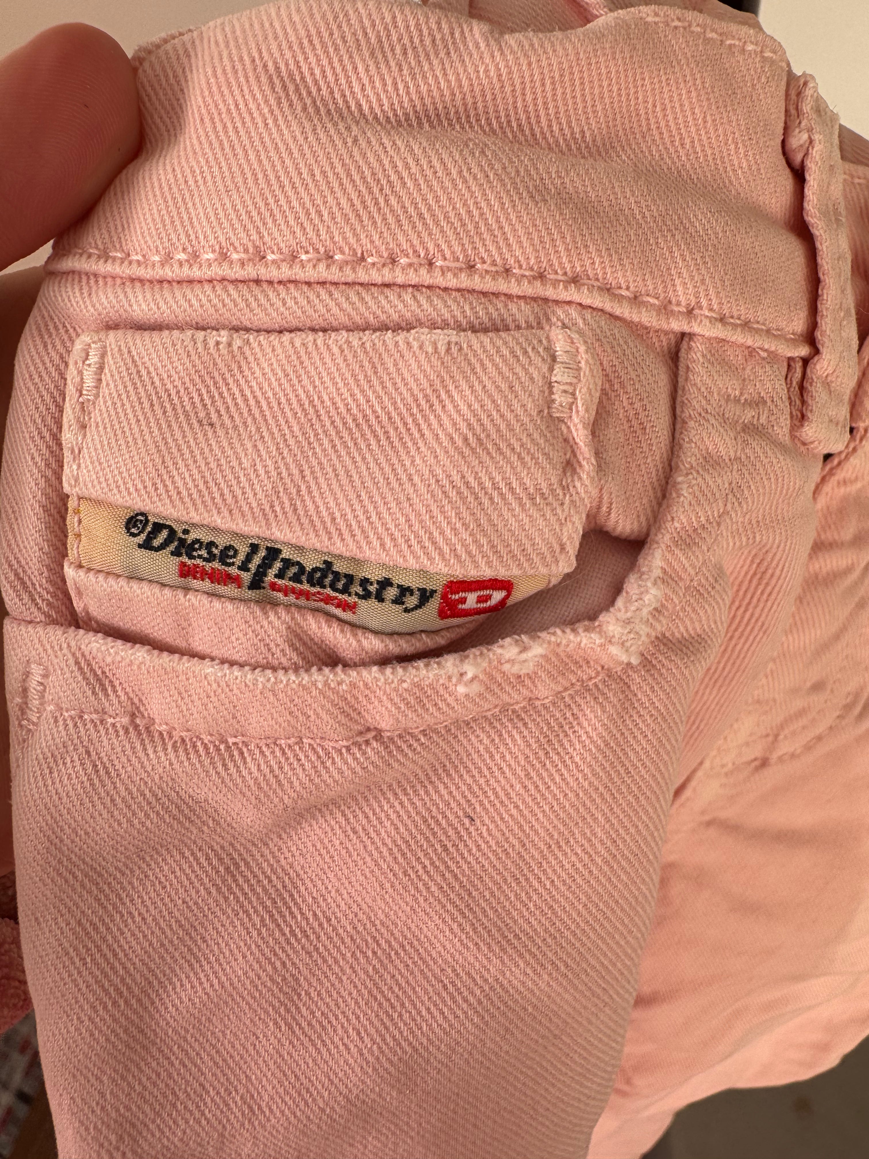Diesel pink jeans￼