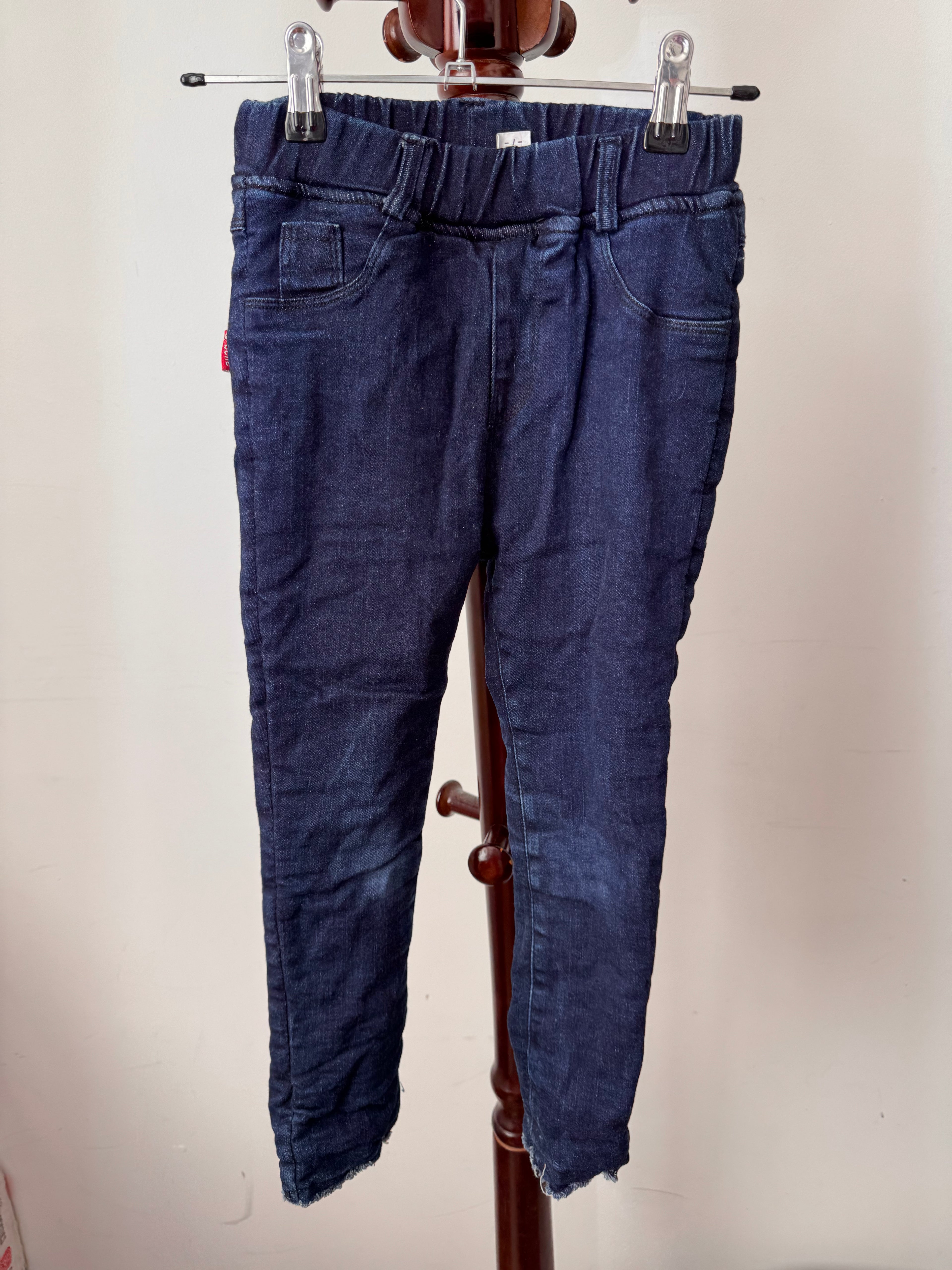 Dark wash denim jeans