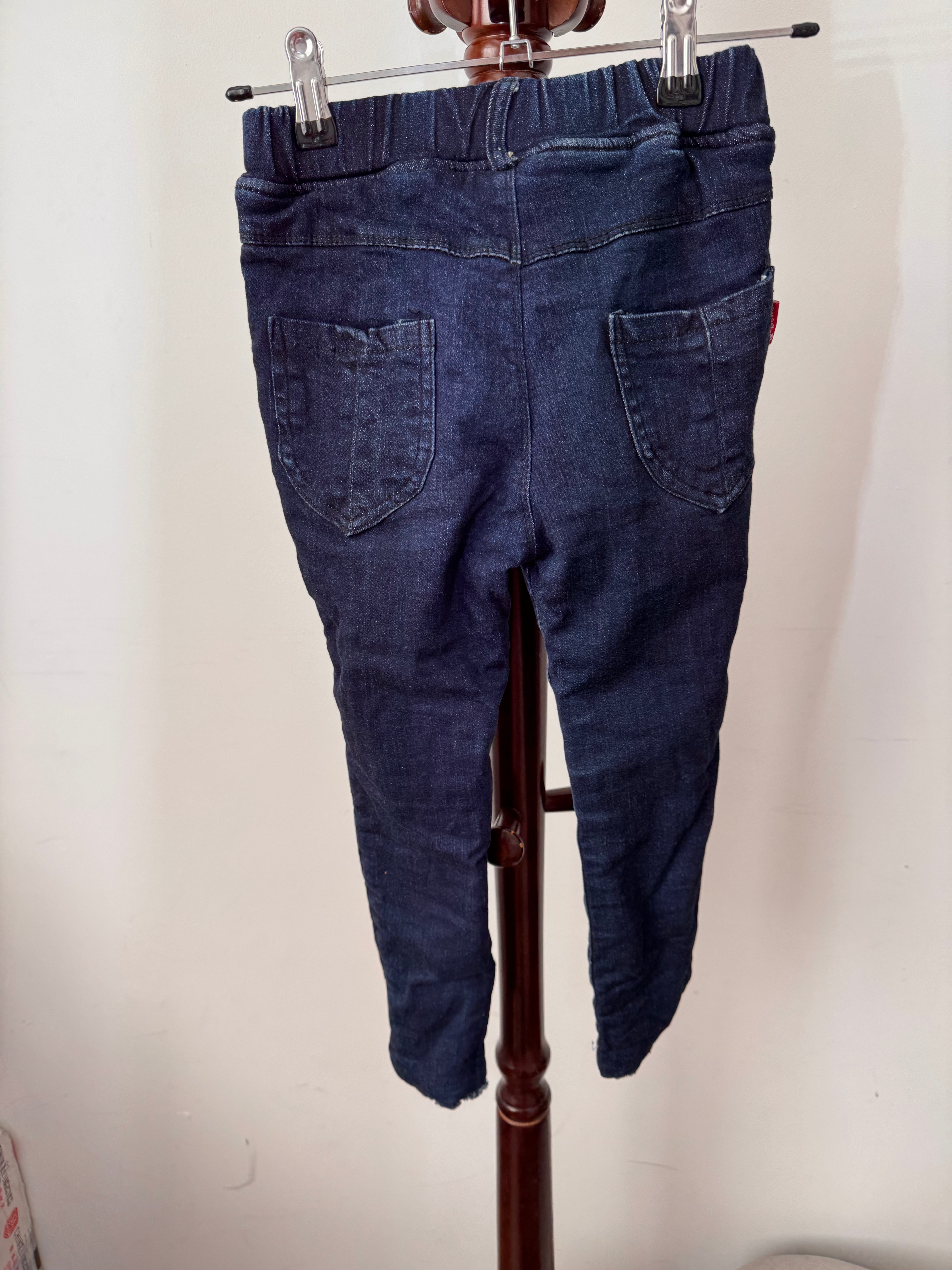 Dark wash denim jeans