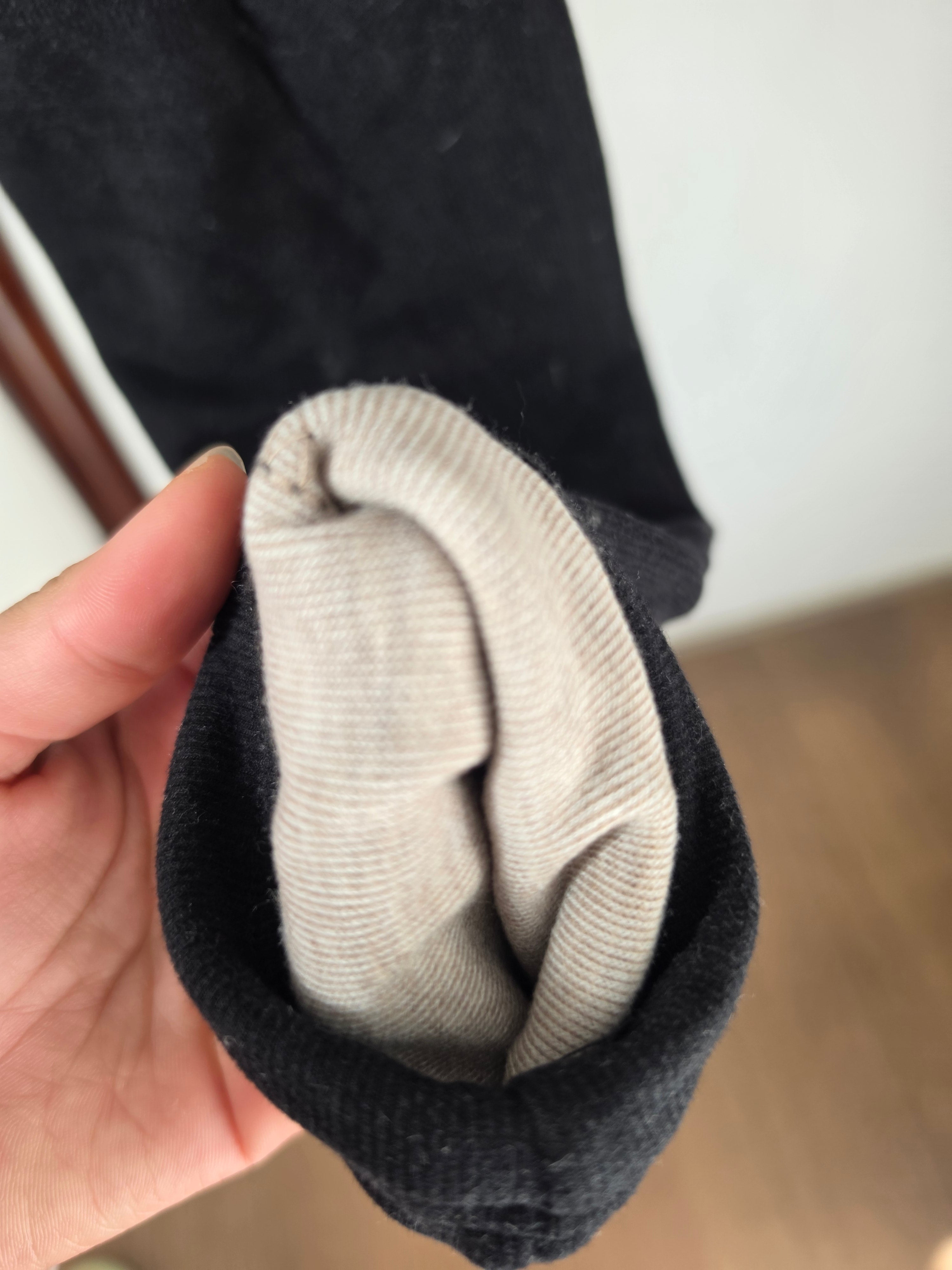 HUYONG FU black winter pants