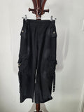 black street wear jeans