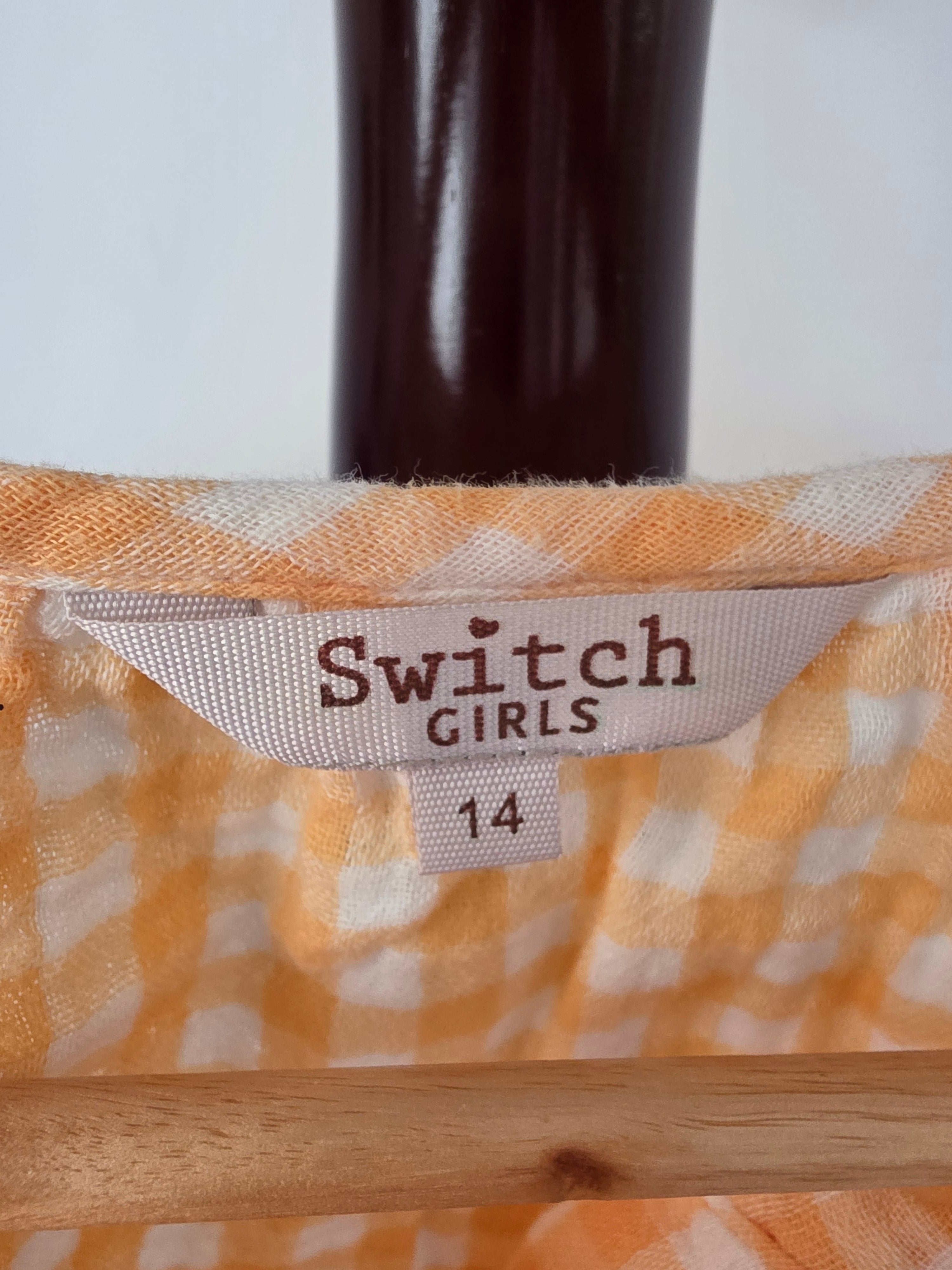 Switch Girls orange t shirt