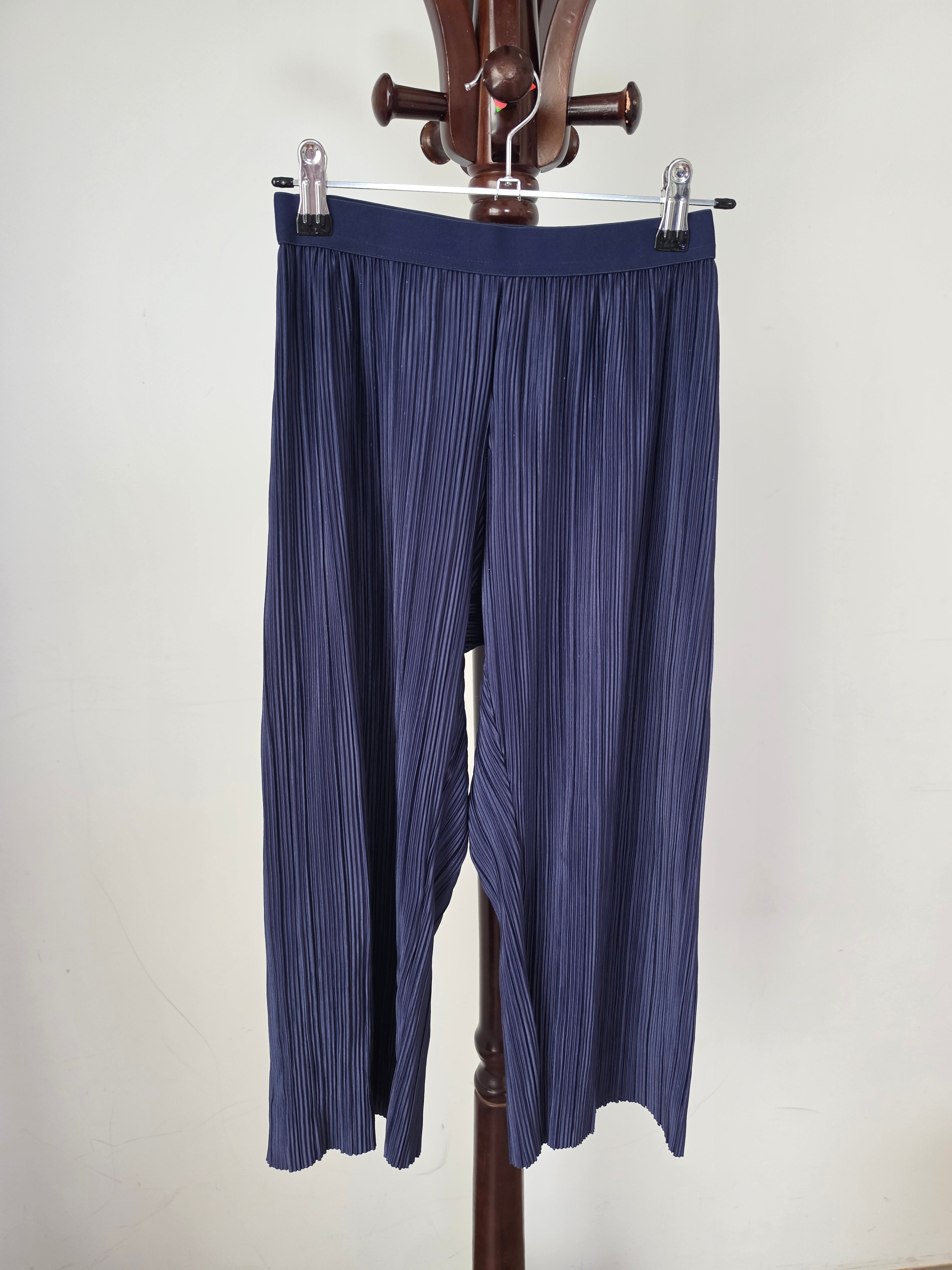 H&M blue flowy pants