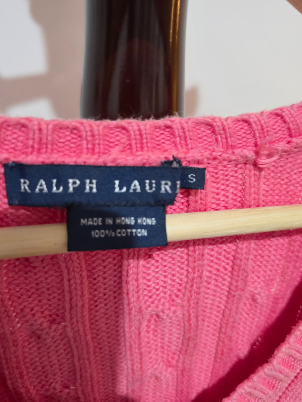 Ralph Lauren pink sweeter S t78