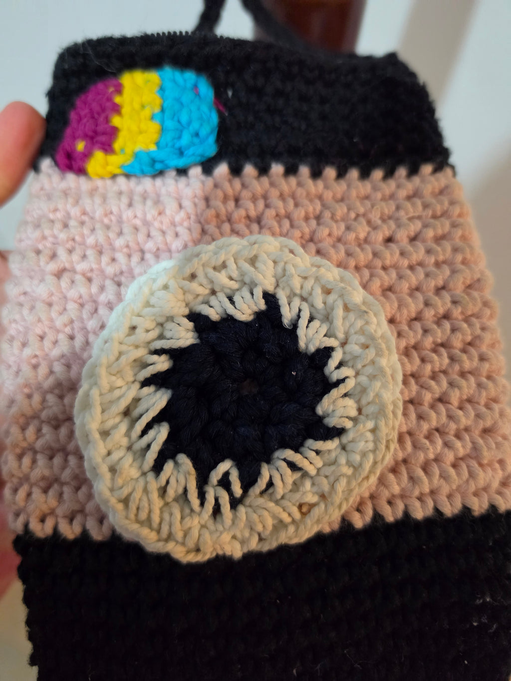 Crochet camera bag B3