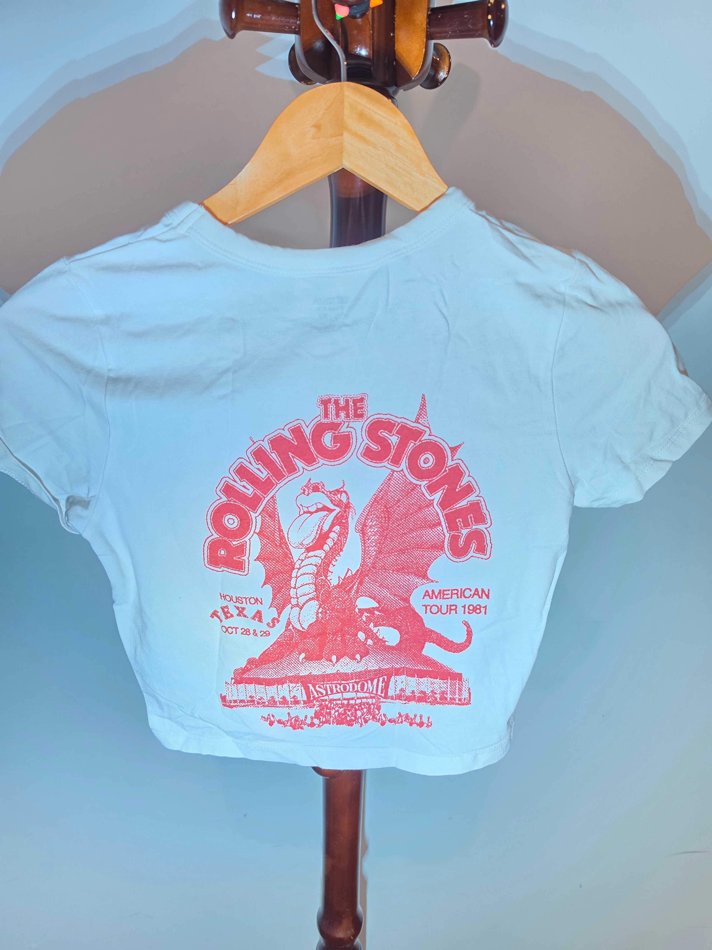 Cotton On The Rolling Stones Graphic crop top