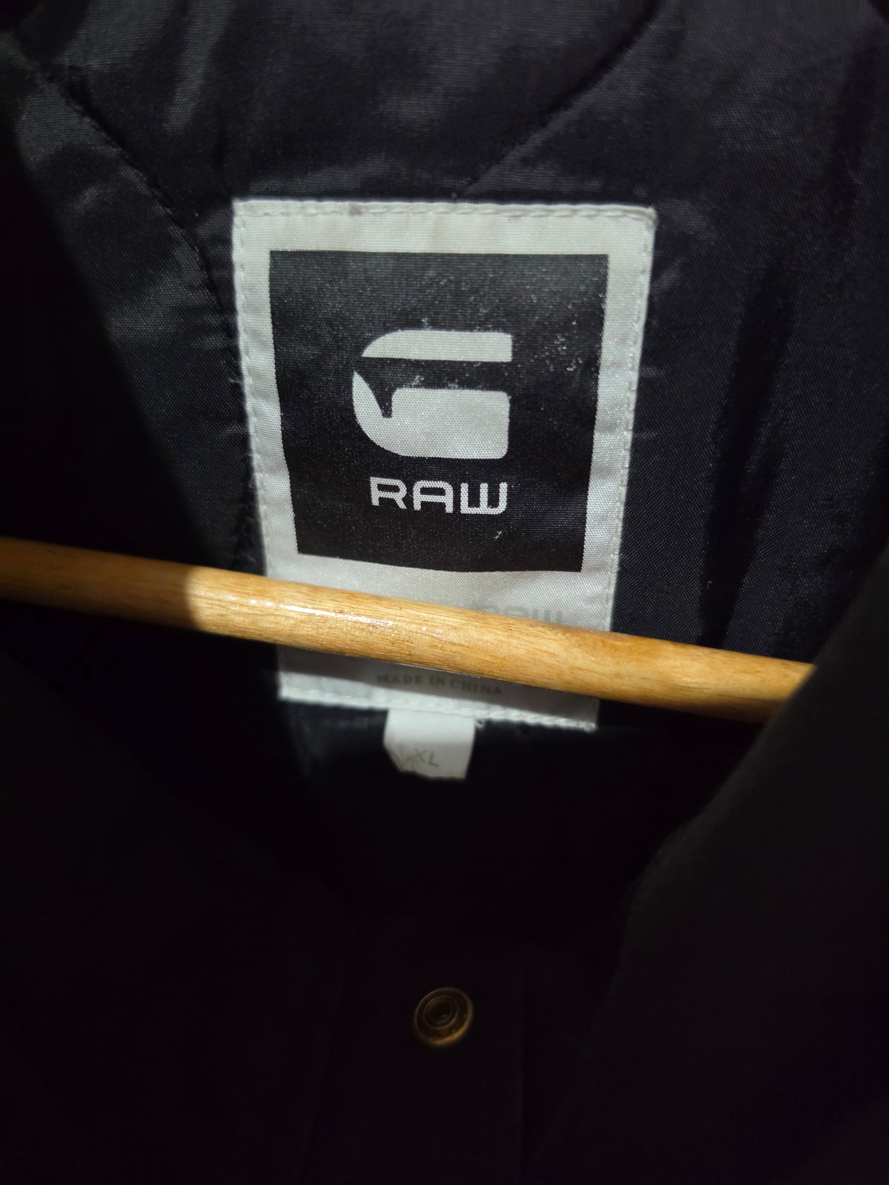 G-Star RAW Black Padded Winter Parka XL