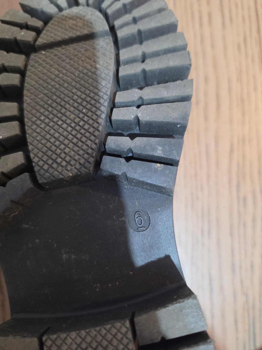 Black Chunky Platform Loafers – Size 6