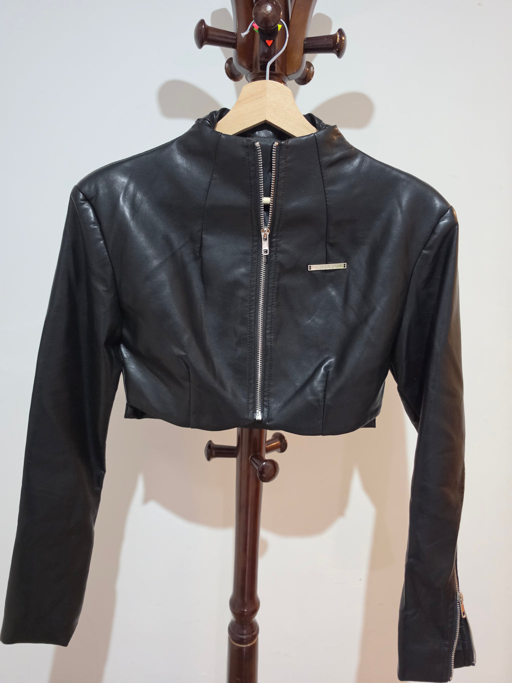 short leather jack small t89