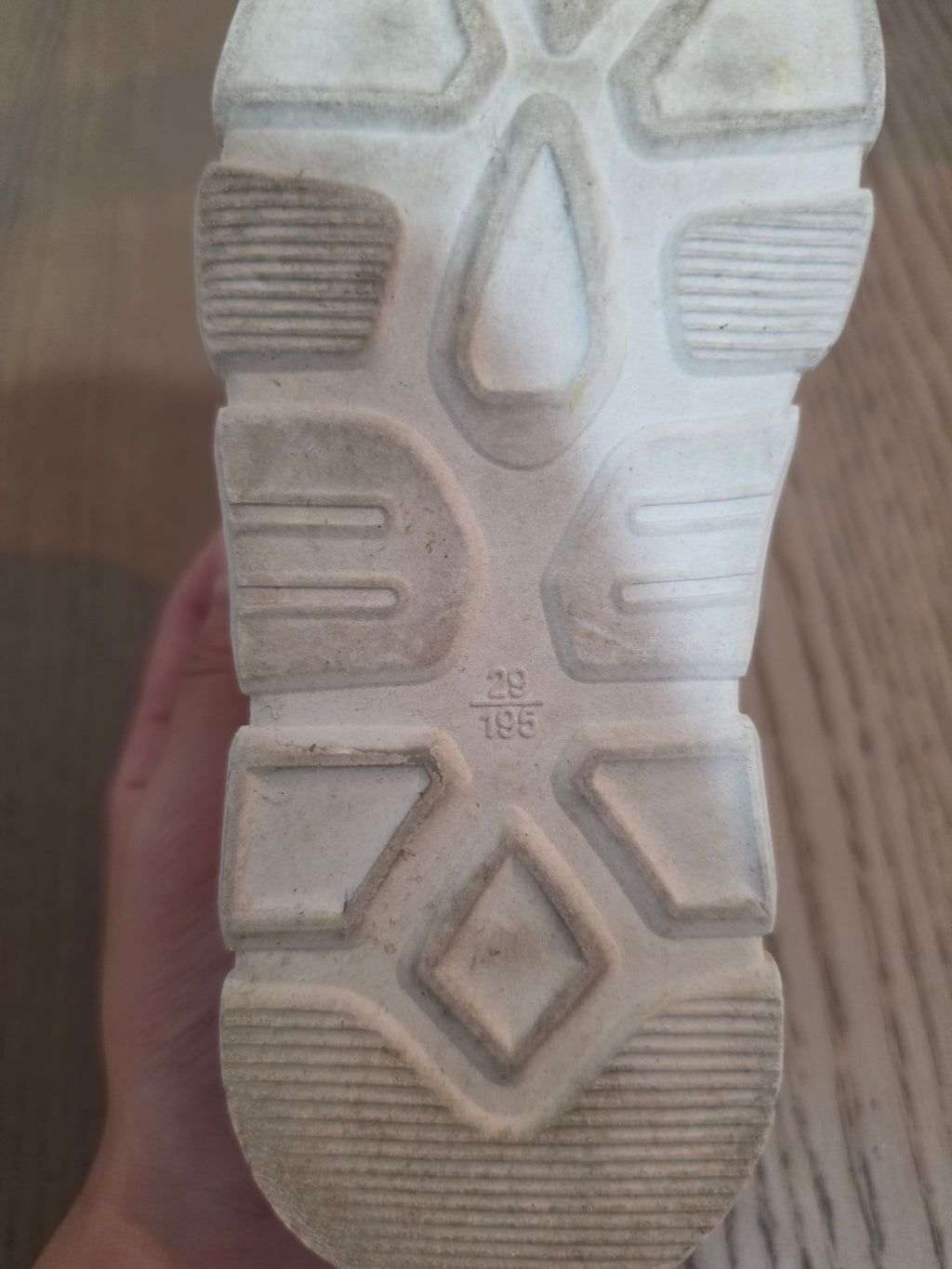 Kids’ White Chunky Sneakers with Green Laces