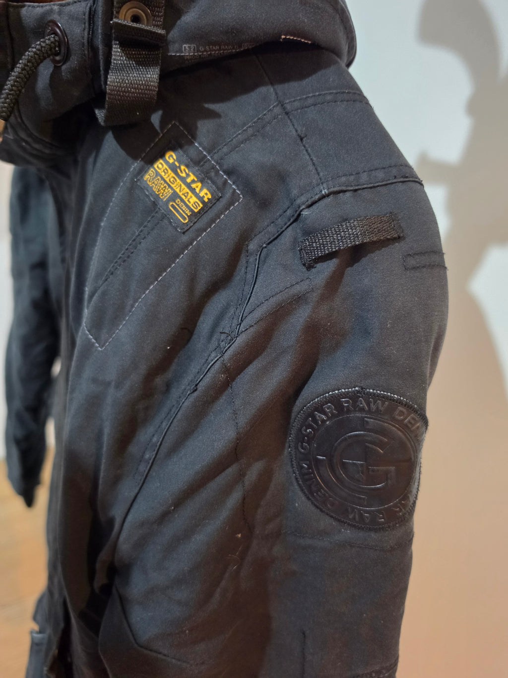G-Star RAW Black Padded Winter Parka XL