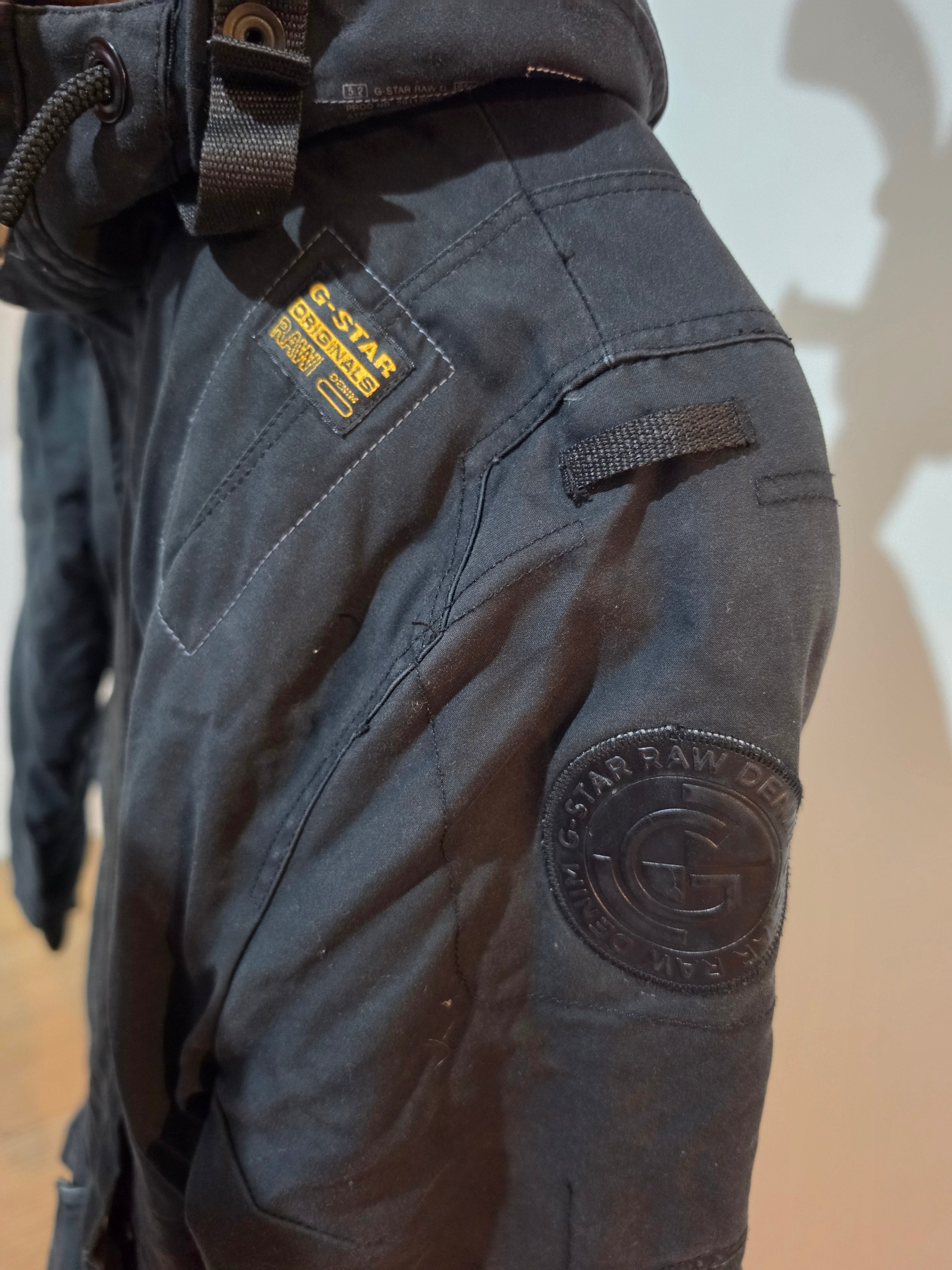 G-Star RAW Black Padded Winter Parka XL