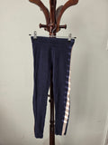 H&M Navy Side Stripe Leggings