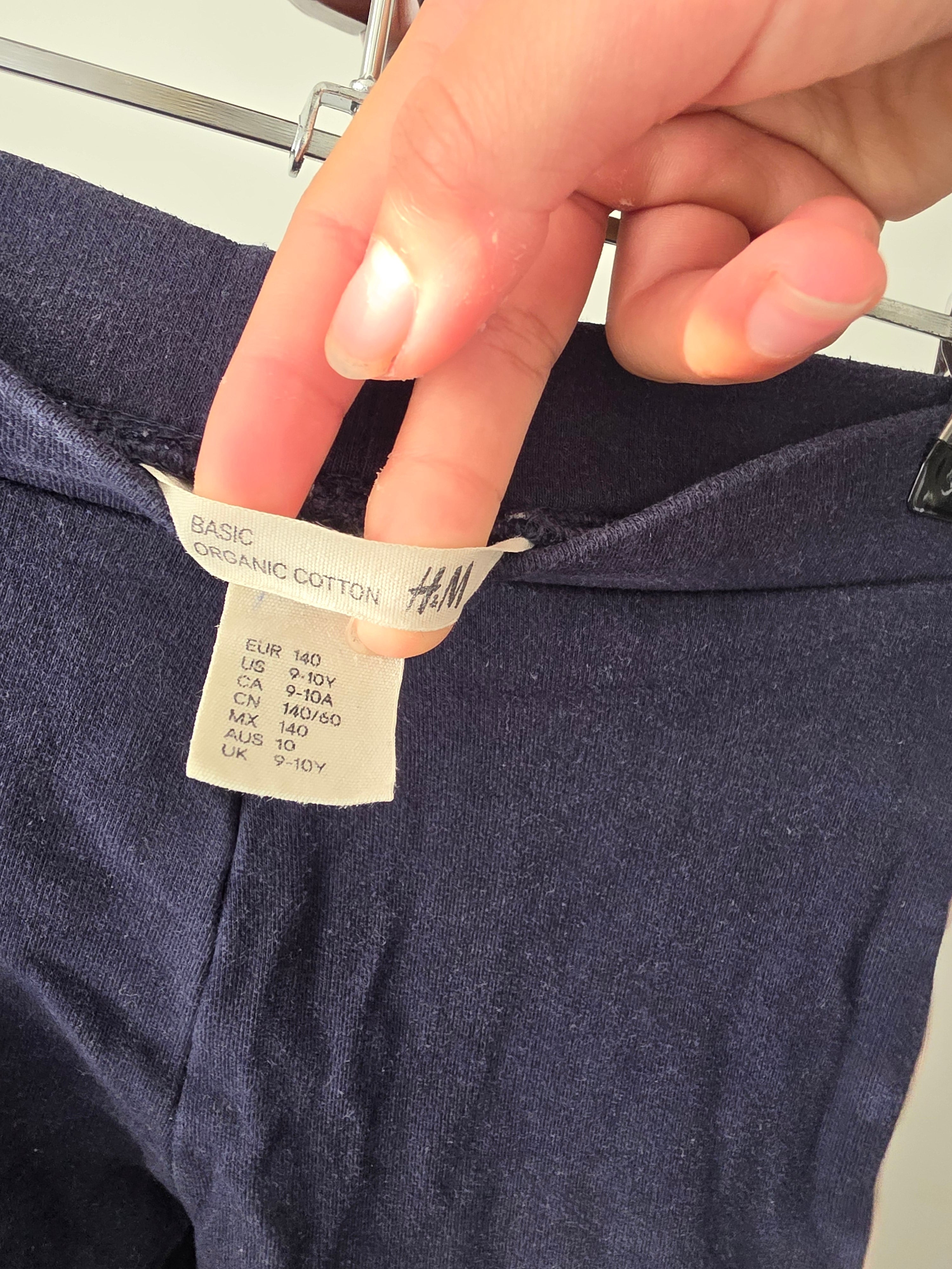 H&M Navy Side Stripe Leggings