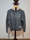 G-Star RAW Grey Graphic Sweatshirt Size L