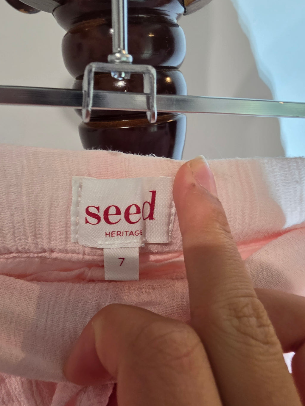 seed shorts pink