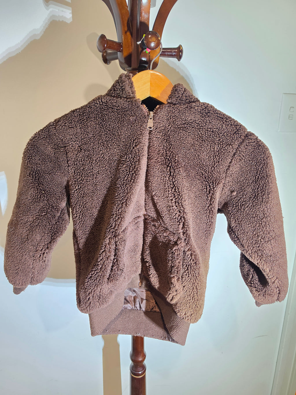 BAPE KIDS Sherpa zip jacket