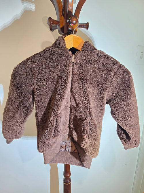 BAPE KIDS Sherpa zip jacket