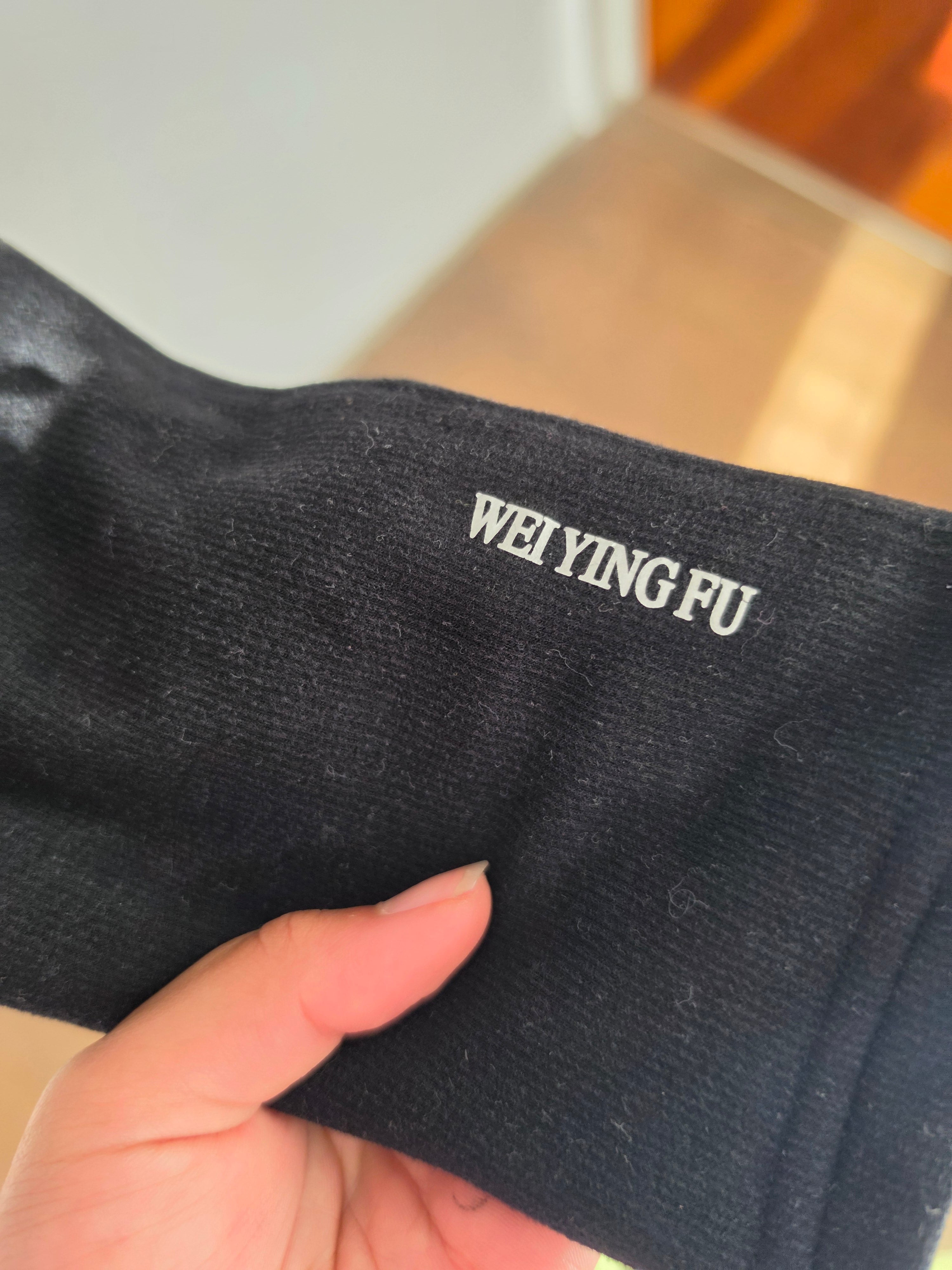 HUYONG FU black winter pants
