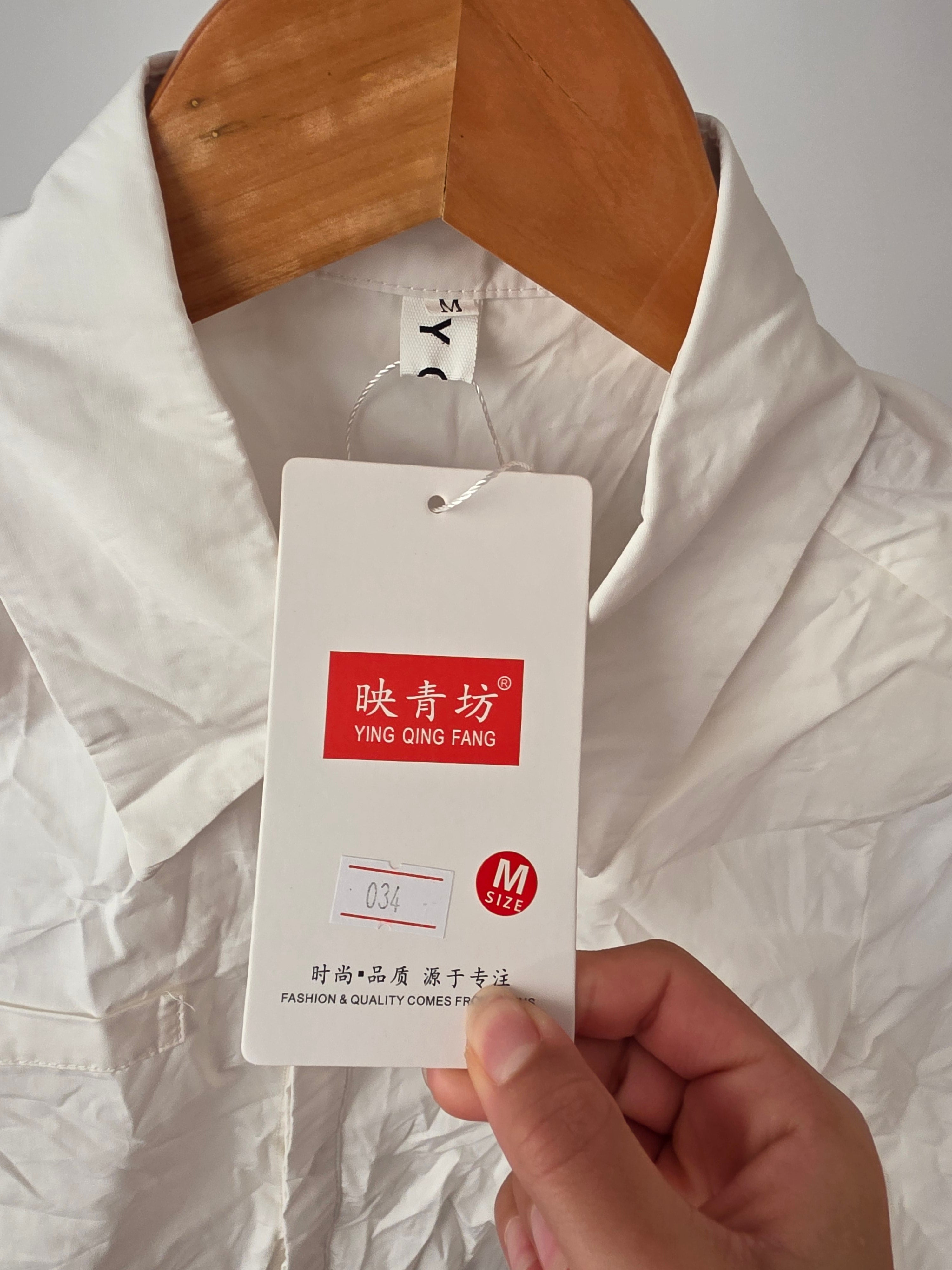 YING QING FANG white garment