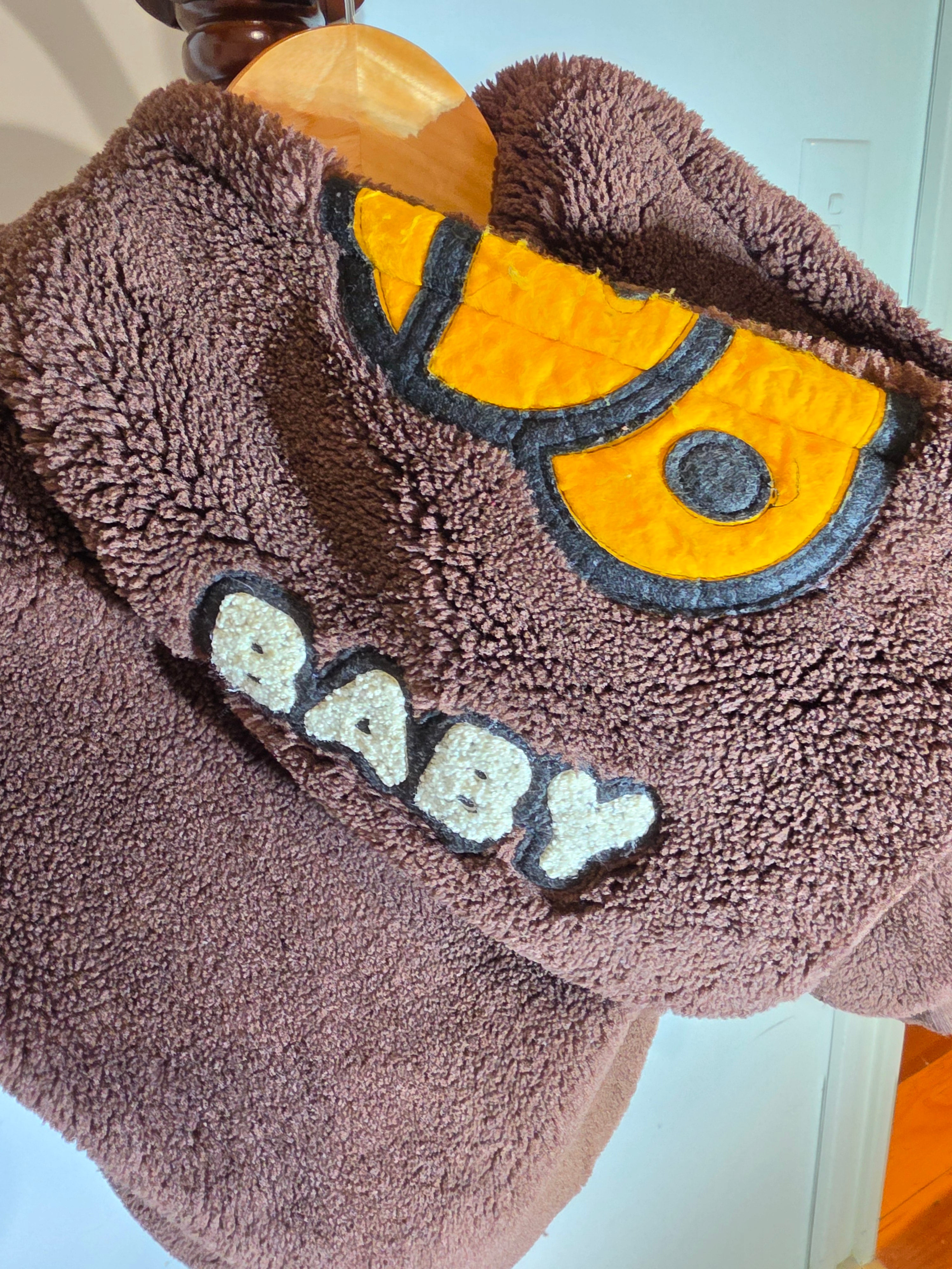 BAPE KIDS Sherpa zip jacket
