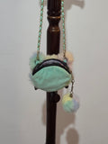 TY teal bag B1