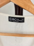 CoCo Styles Girls White Layered Lace Cami Tank Top