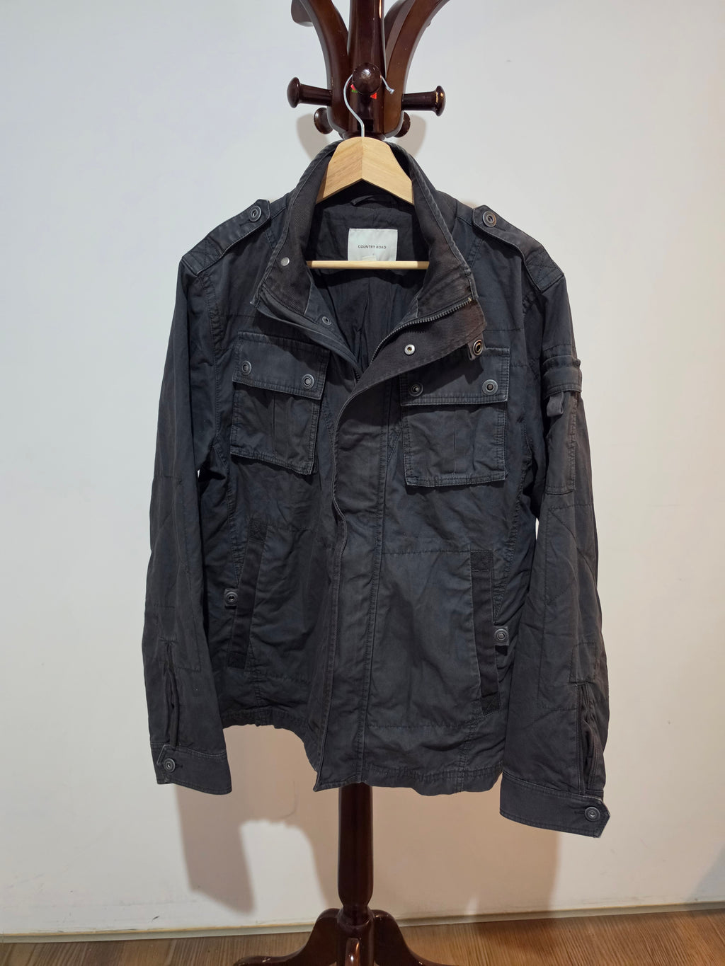 Country Road Men’s Black Utility Jacket – Size M