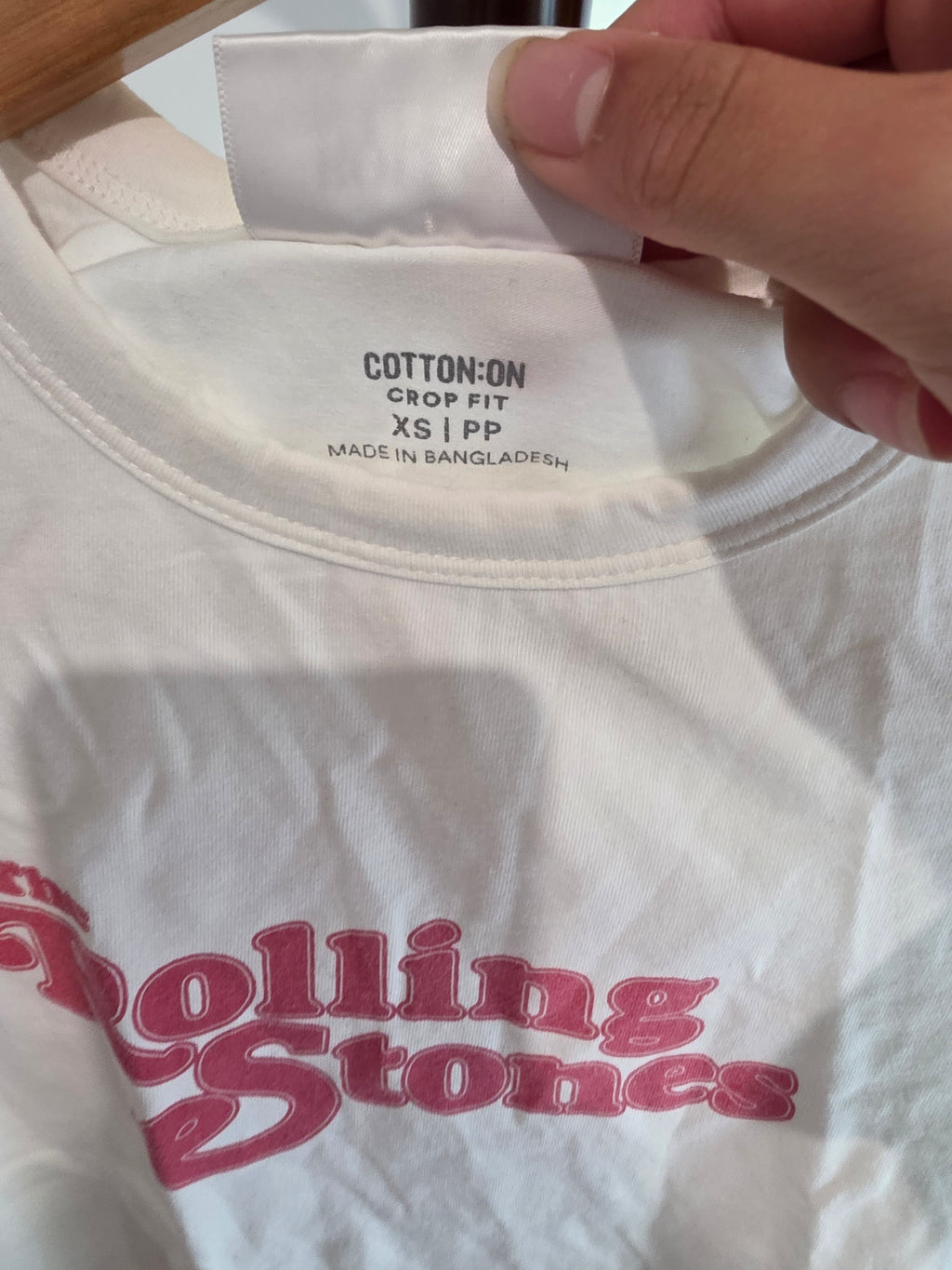 Cotton On The Rolling Stones Graphic crop top