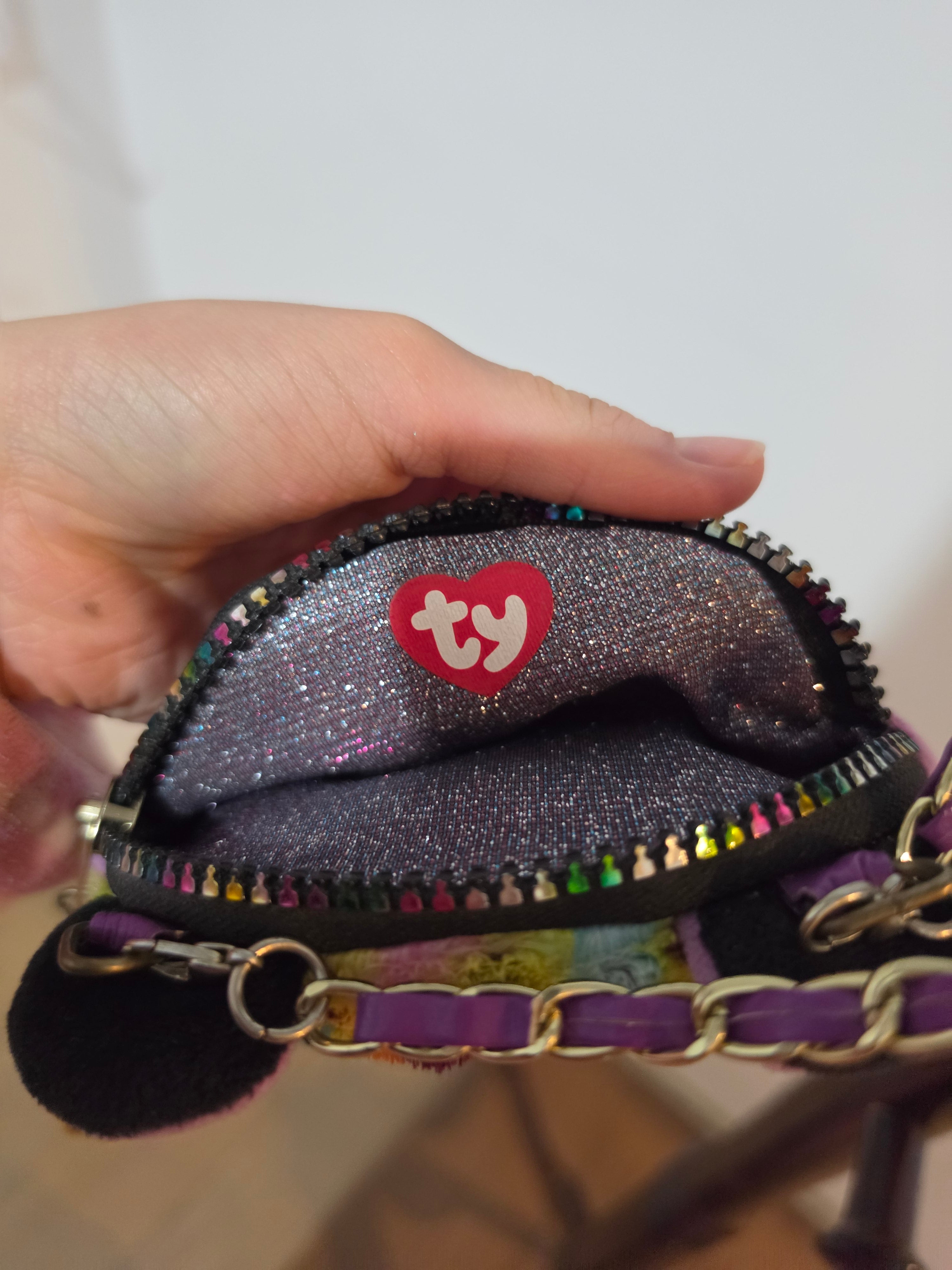 TY purple bag B2