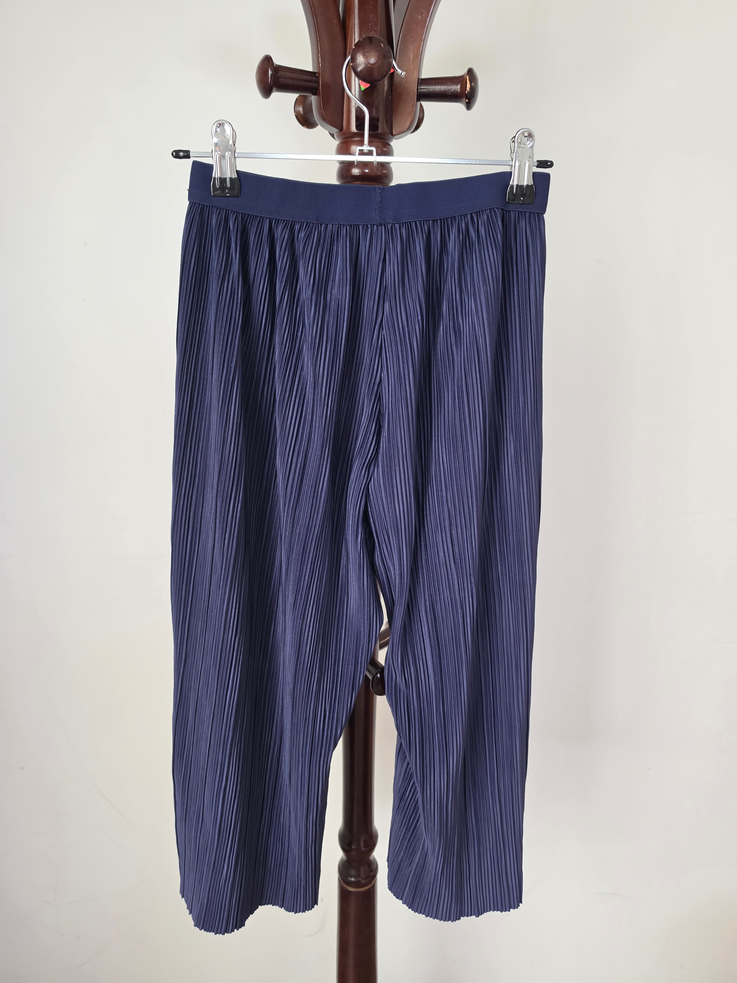 H&M blue flowy pants